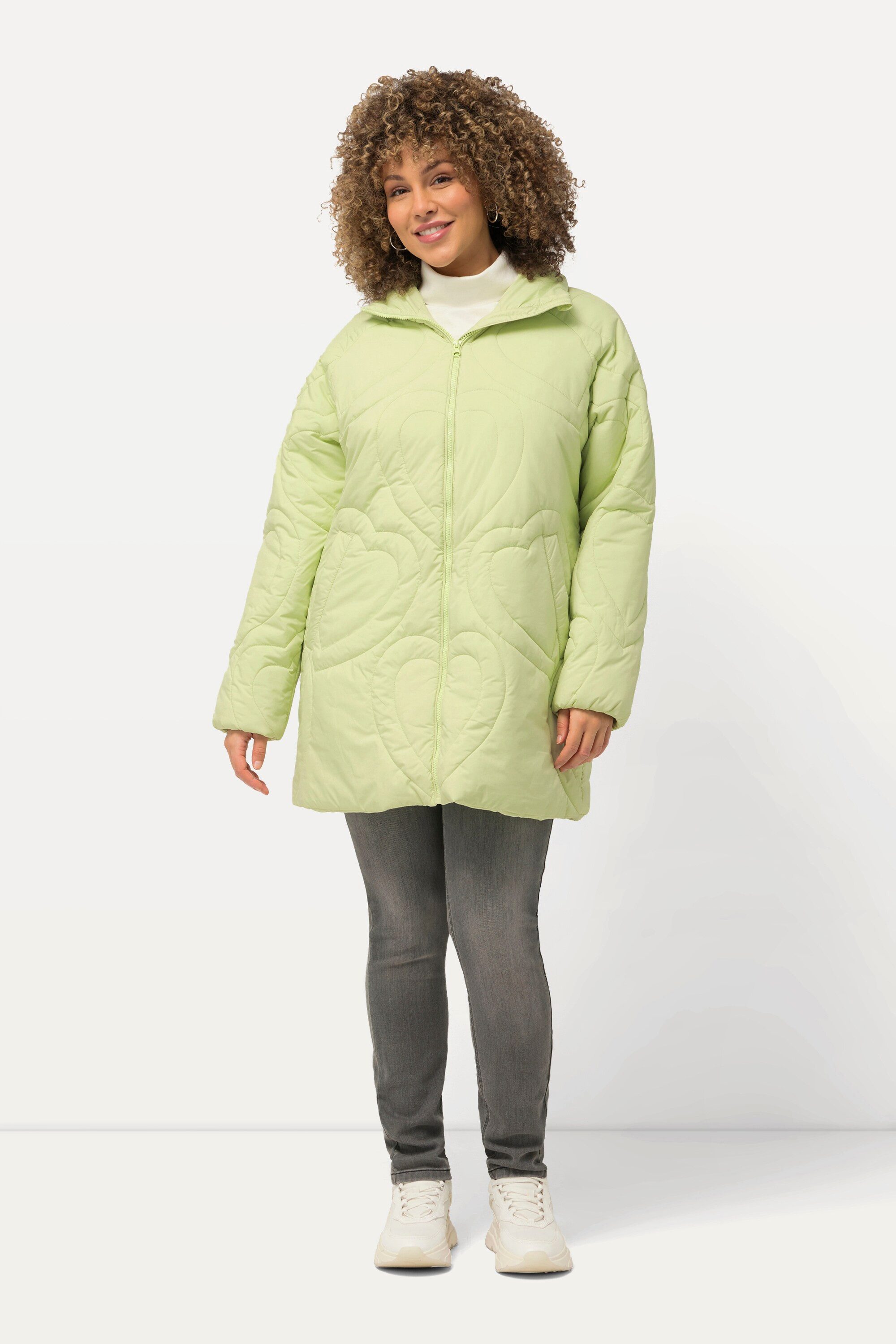 Ulla Popken Steppjacke HYPRAR Funktions-Steppjacke Herzen günstig online kaufen