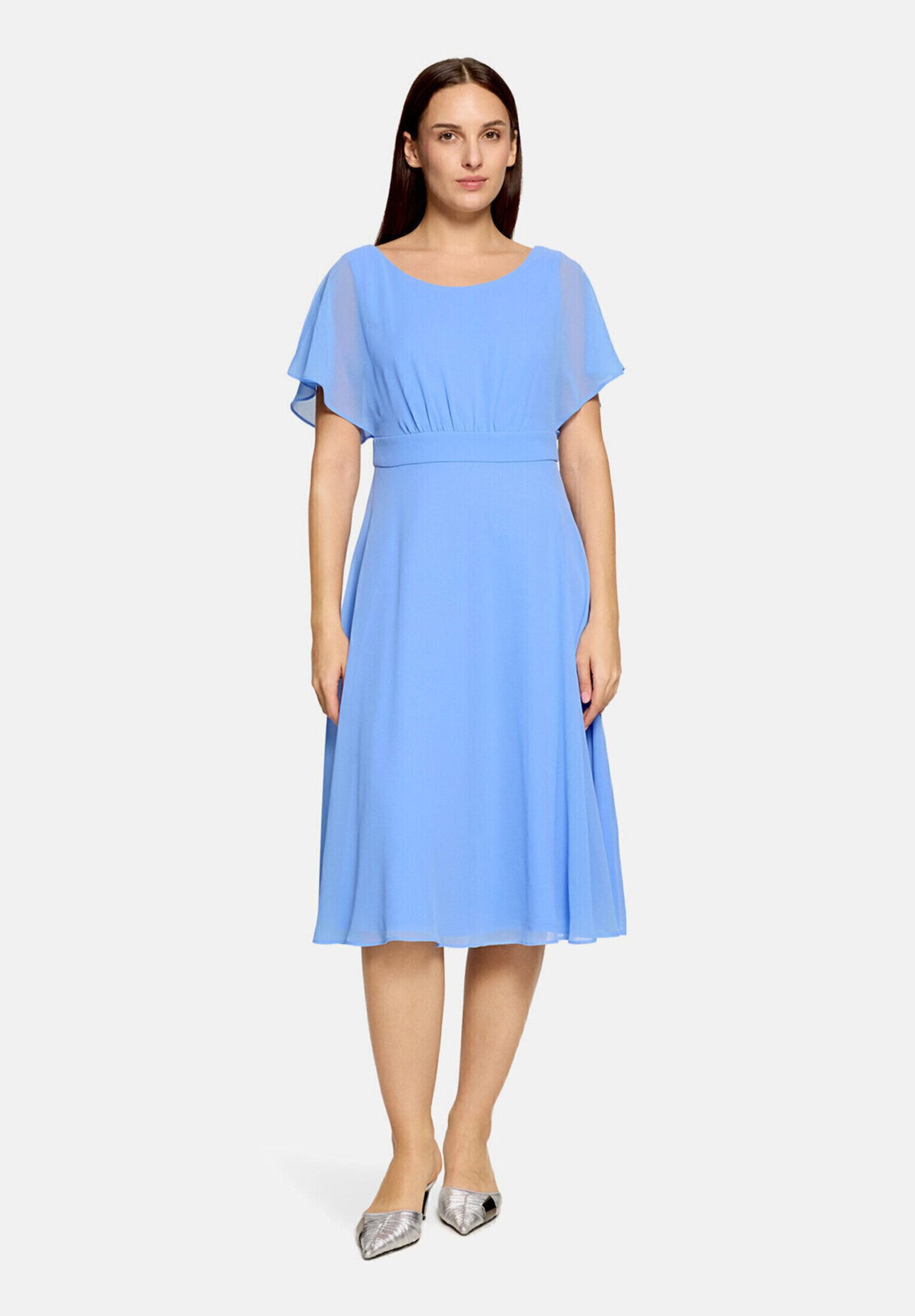 Vera Mont Cocktailkleid Damen kurzarm Raffung