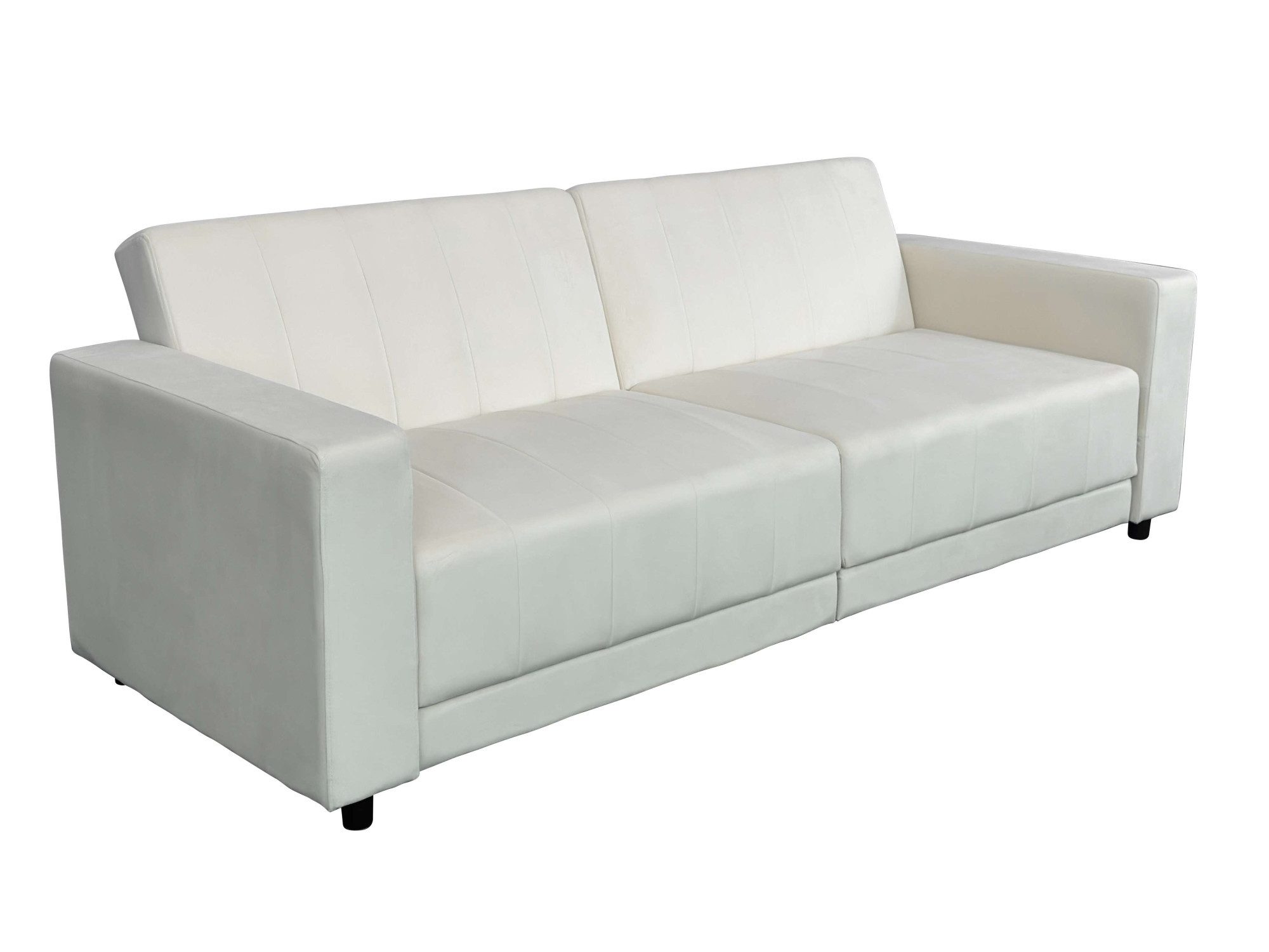 Dorel Home 3-Sitzer Allie II Schlafsofa 225 cm, Bett-Funktion (108/190cm), Rückenlehne 2-teilig, mit Steppung – Bild 4 von 5