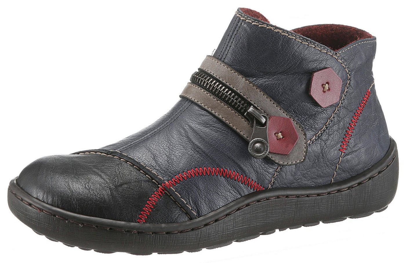 Rieker Sommerboots mit tollen Ziernähten Rieker Sommerboots mit tollen Ziernähten