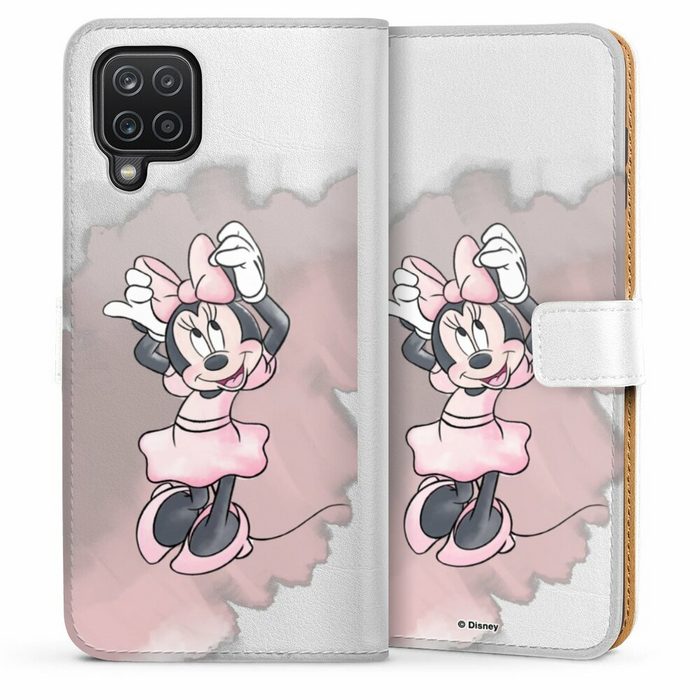 DeinDesign Handyhülle Mickey & Minnie Mouse Disney Motiv ohne Hintergrund Samsung Galaxy A12 Hülle Handy Flip Case Wallet Cover