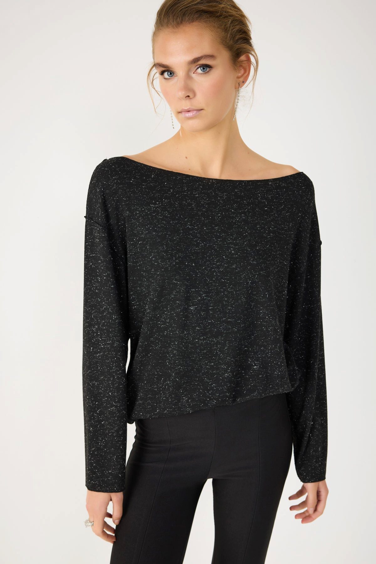 No Matter What Kapuzenpullover Leichter Glitzer-Sweatshirt günstig online kaufen