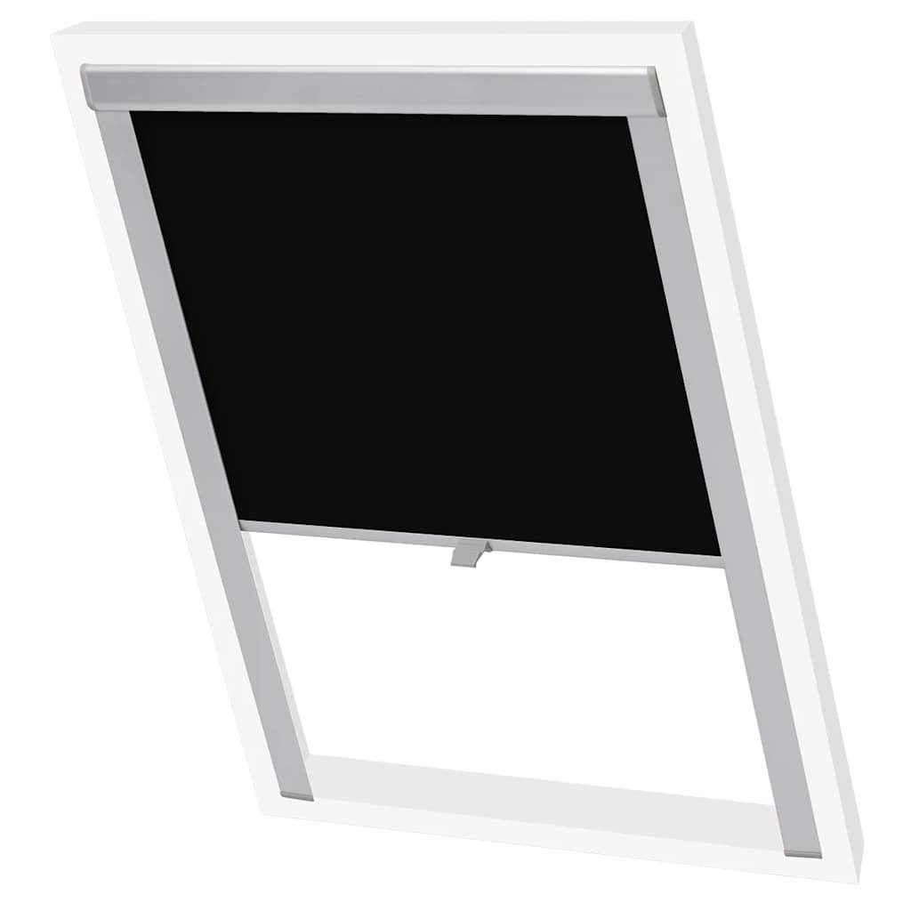 Rollo Verdunkelungsrollo Schwarz MK06, vidaXL