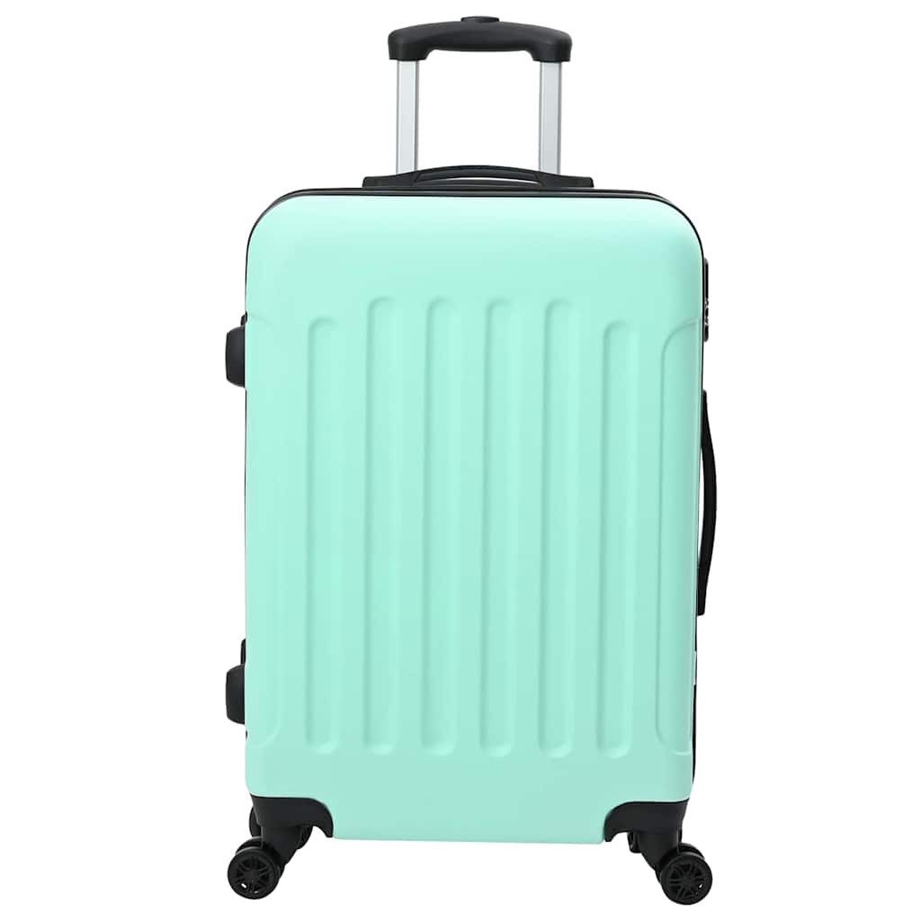 vidaXL Trolley Koffer 3 stk. Mintgrün 50 x 31 x 78 cm ABS Kunststoff