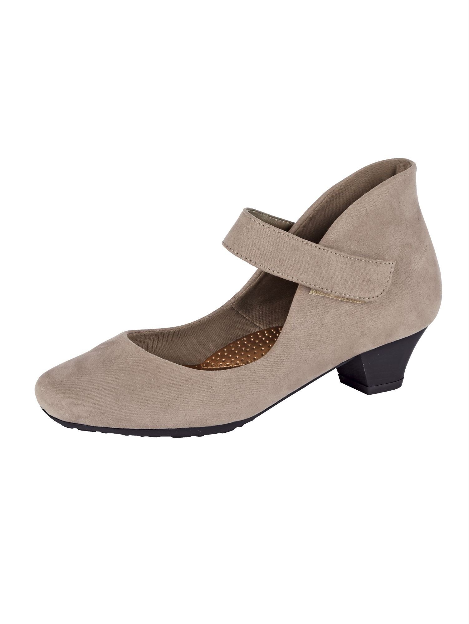 spangenpumps taupe