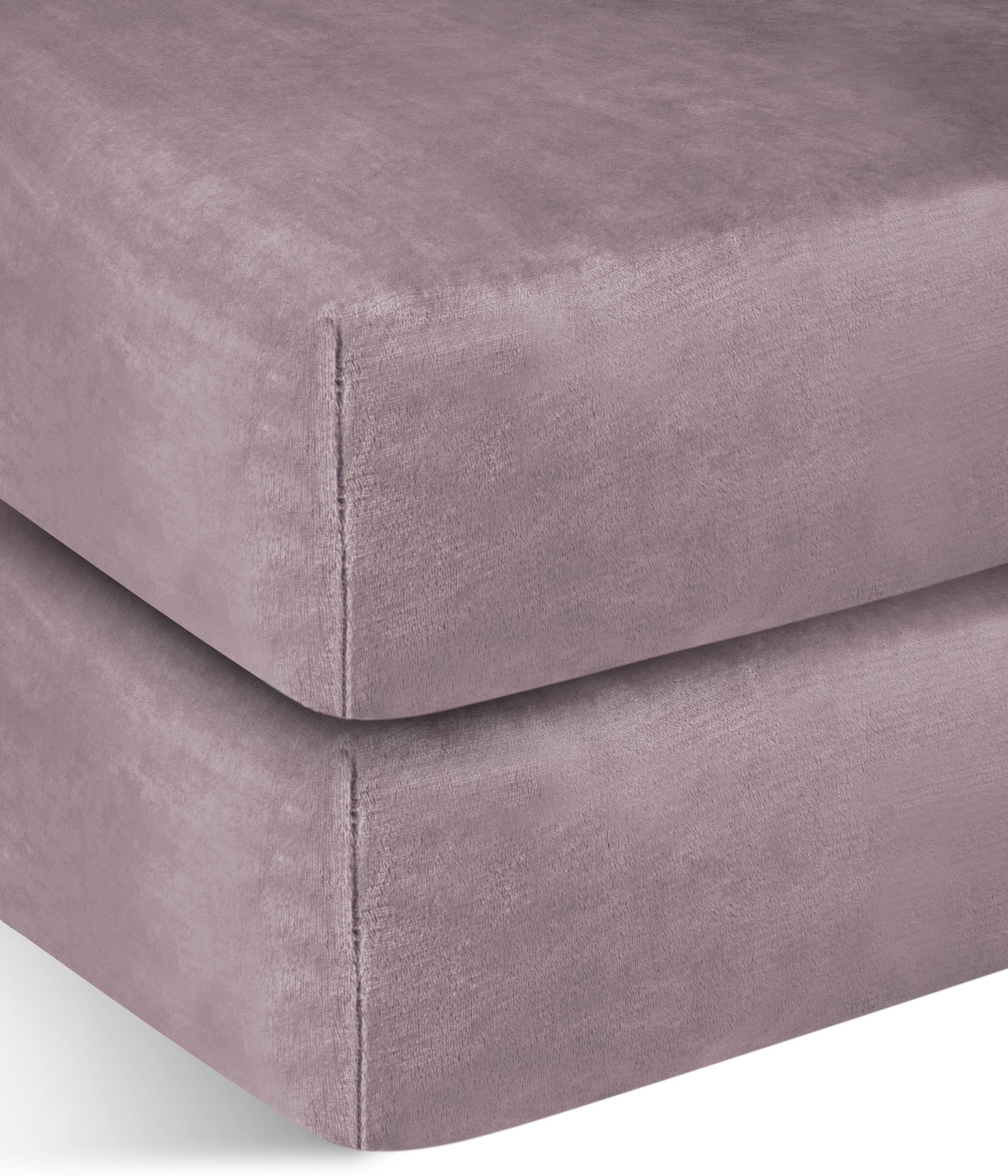 Aspero Bettlaken 2 Flanell-Spannbettlaken PERPIGNAN, Flanell, günstig online kaufen