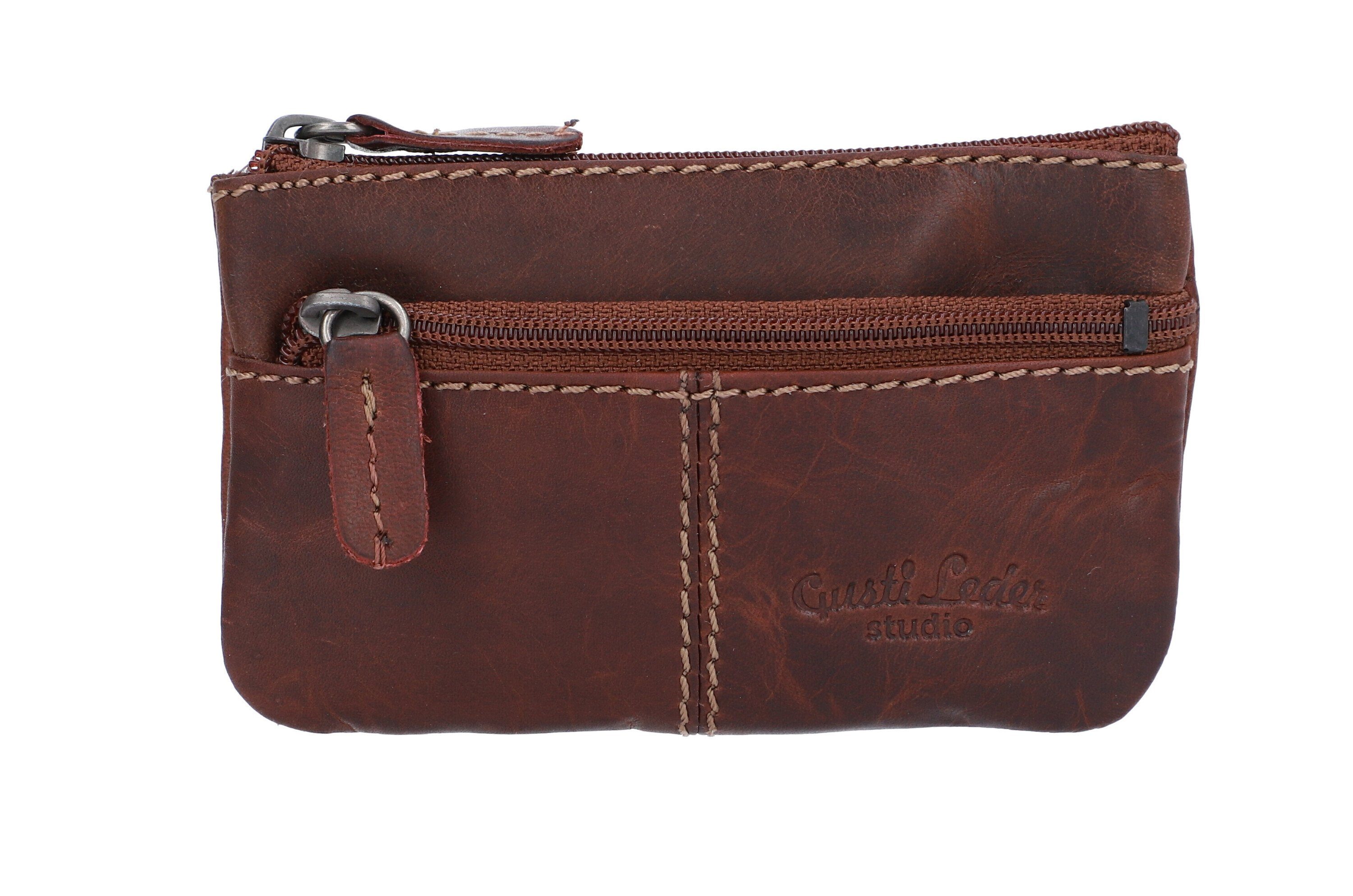 Gusti Leder Schlüsseltasche Gusti Leder Schlüsseltasche Rook (1-tlg), Schlüsseltasche Portemonnaie Schlüsseletui Leder