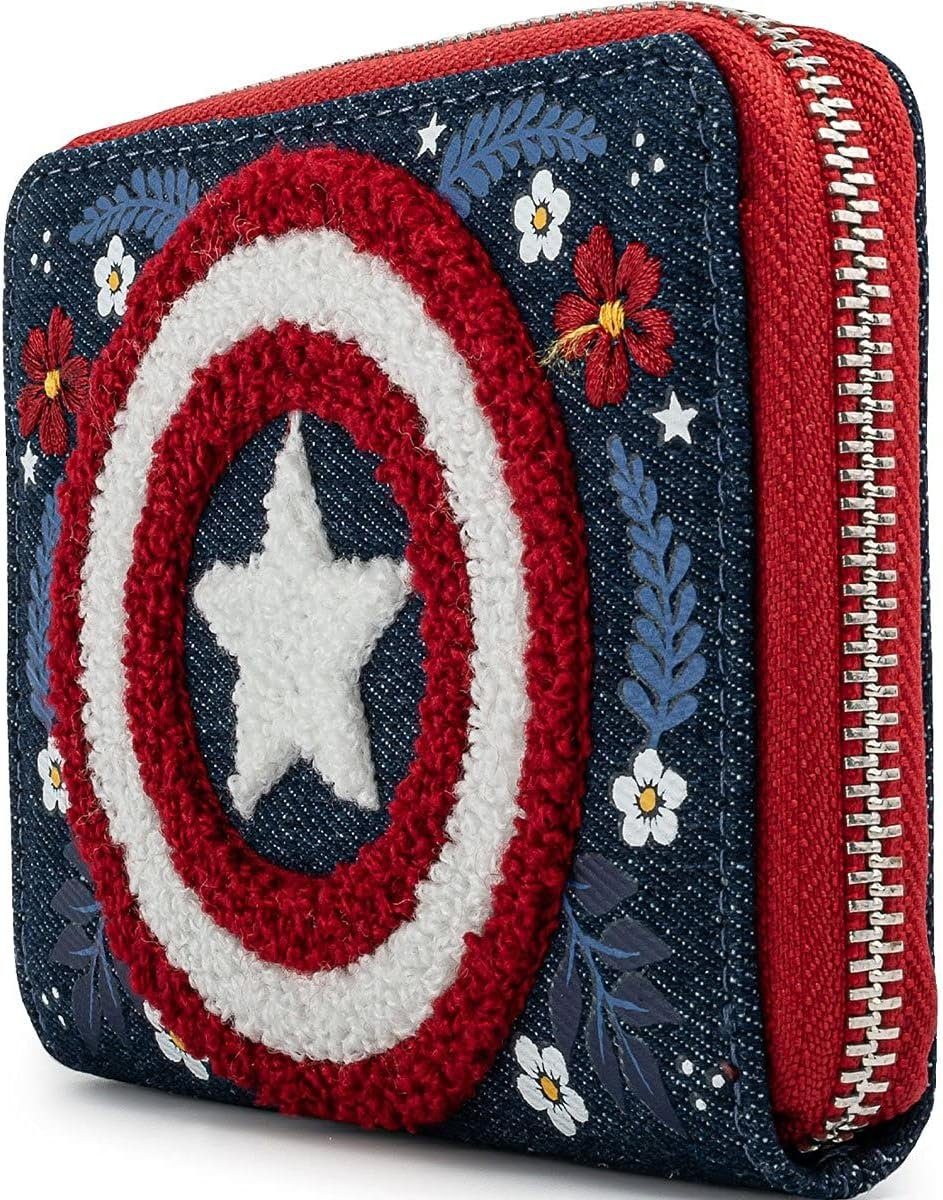 Loungefly Geldbörse Marvel by Loungefly Geldbeutel Captain America 80th Anniversary (1-tlg)