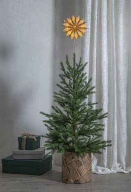 STAR TRADING LED Baum "Flinga" gold, Stern, warmweiß, L200mm, warmweiß