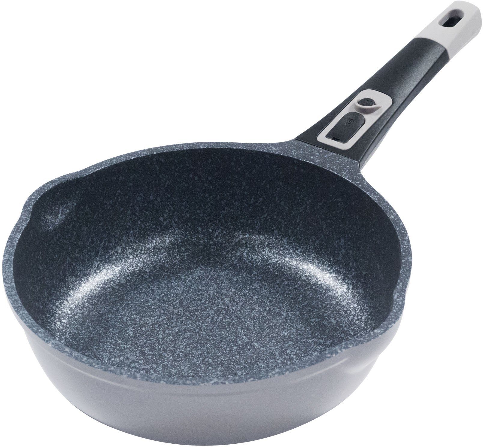 KING Bratpfanne Moonscape, Aluminiumguss, Induktion, abnehmbarer Griff, MOONSCAPE-Beschichtung