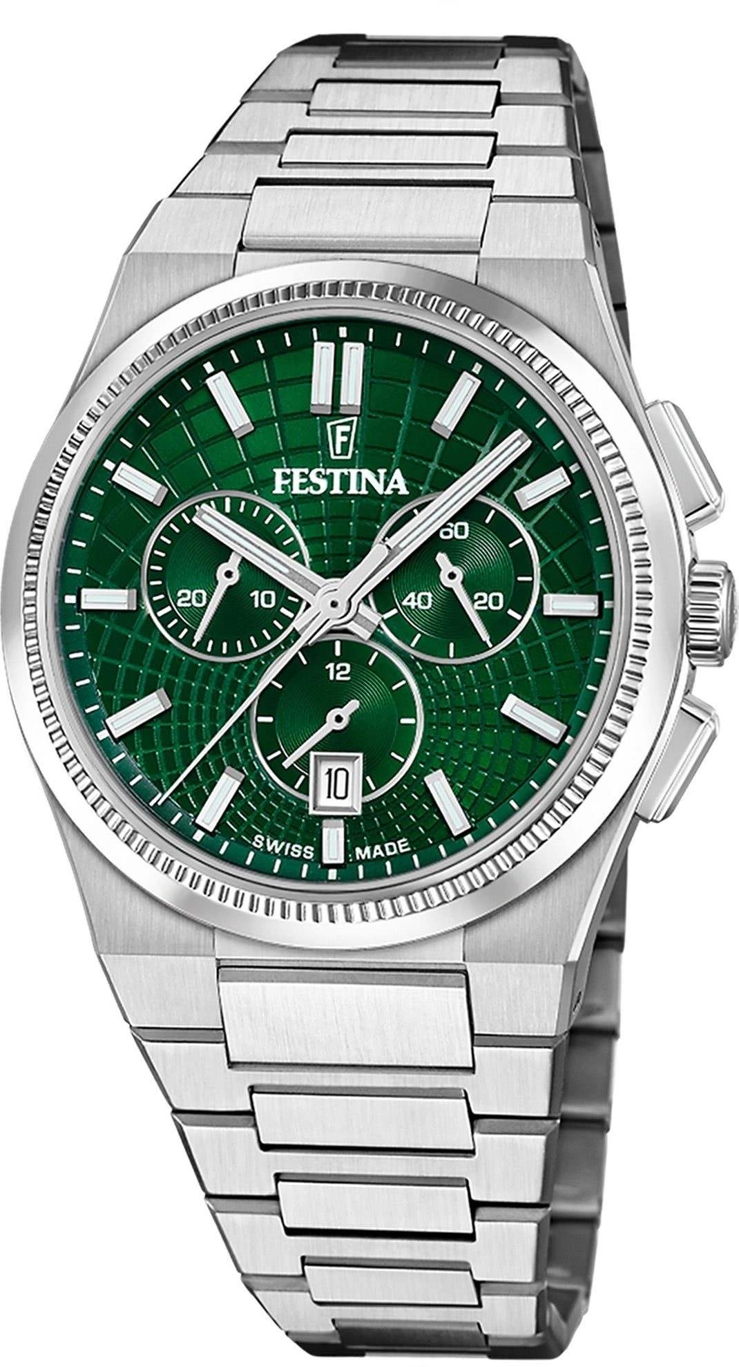 Quarzuhr Festina Herrenuhr Swiss Made Armbanduhr