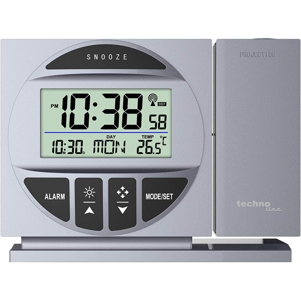 technoline Funkwecker WT-590 - Funkwecker - silber günstig online kaufen