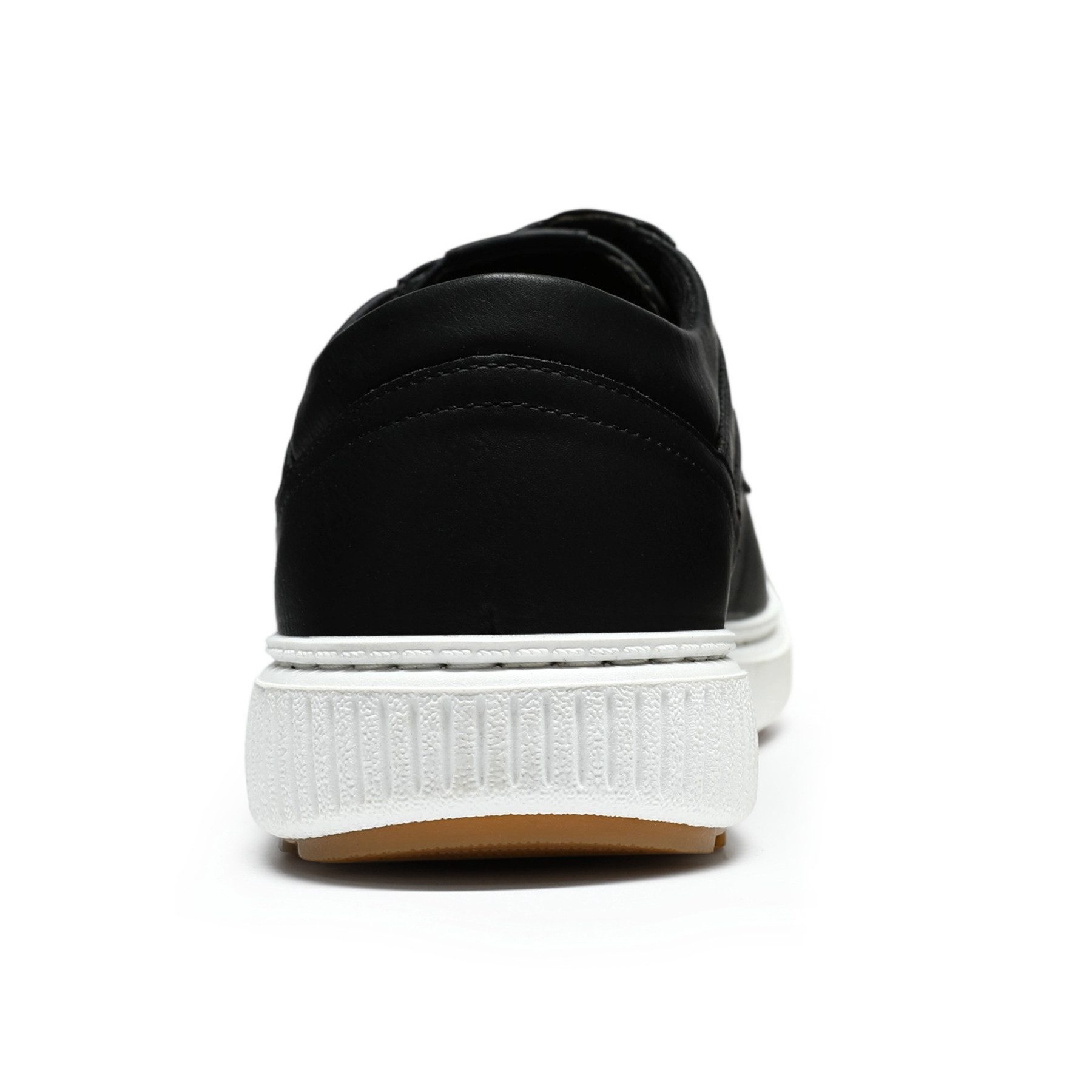 Allthemen Schnürschuh Herren Schnür-Halbschuhe im Kontrastlook Casual Freizeitsneaker – Bild 5 von 5