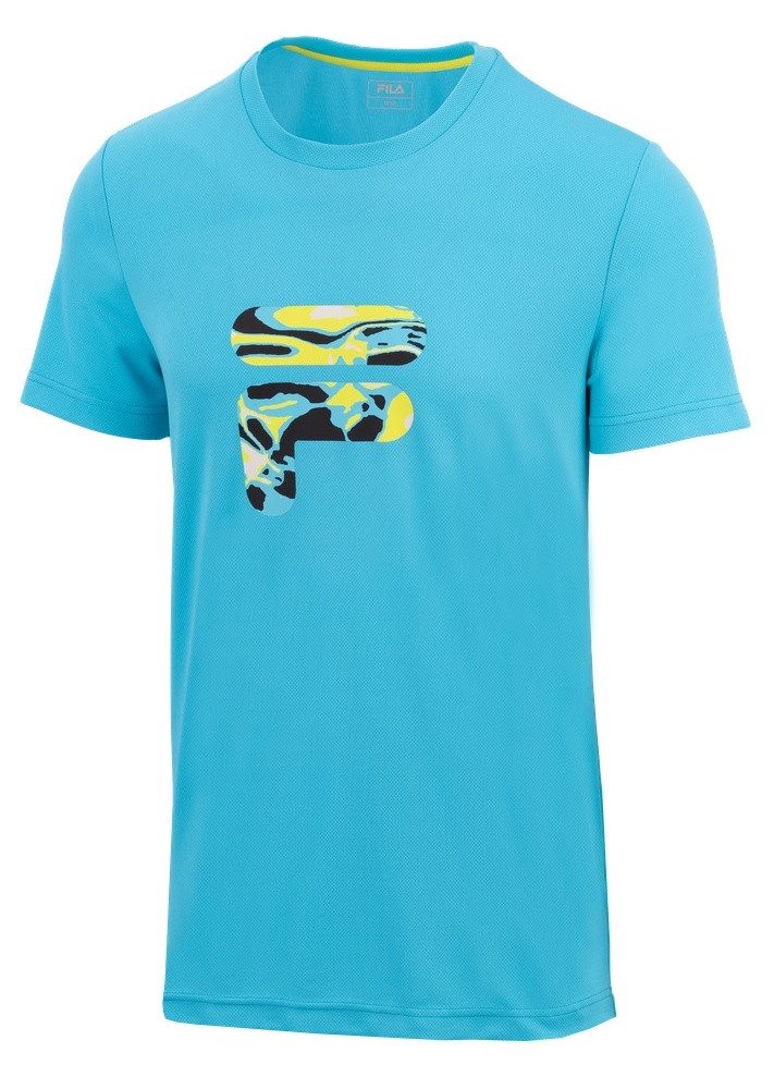 Fila T-Shirt Caleb (100% Polyester) blau Jungen/Boys