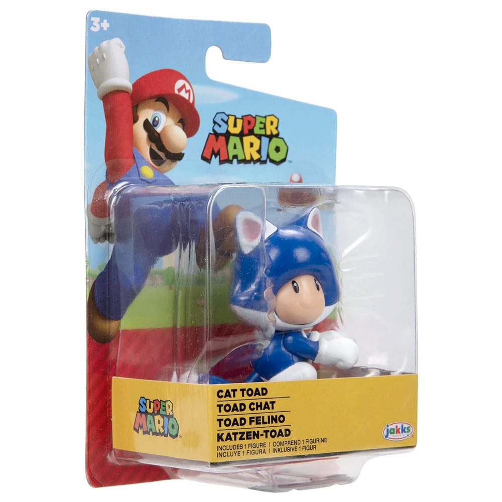 Super Mario Spielfigur Nintendo Super Mario Figur Cat Toad, 6,5 cm