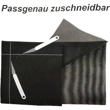 IWH Kofferraummatte Anti- Rutschmatte 120 x 100 cm, Zuschneidbar