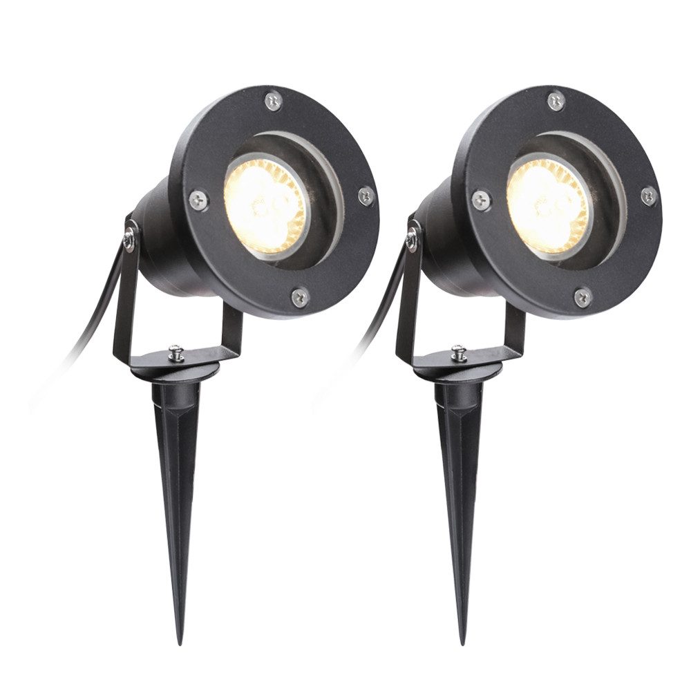 Clanmacy LED Gartenstrahler 1-10X Gartenbeleuchtung IP65 günstig online kaufen