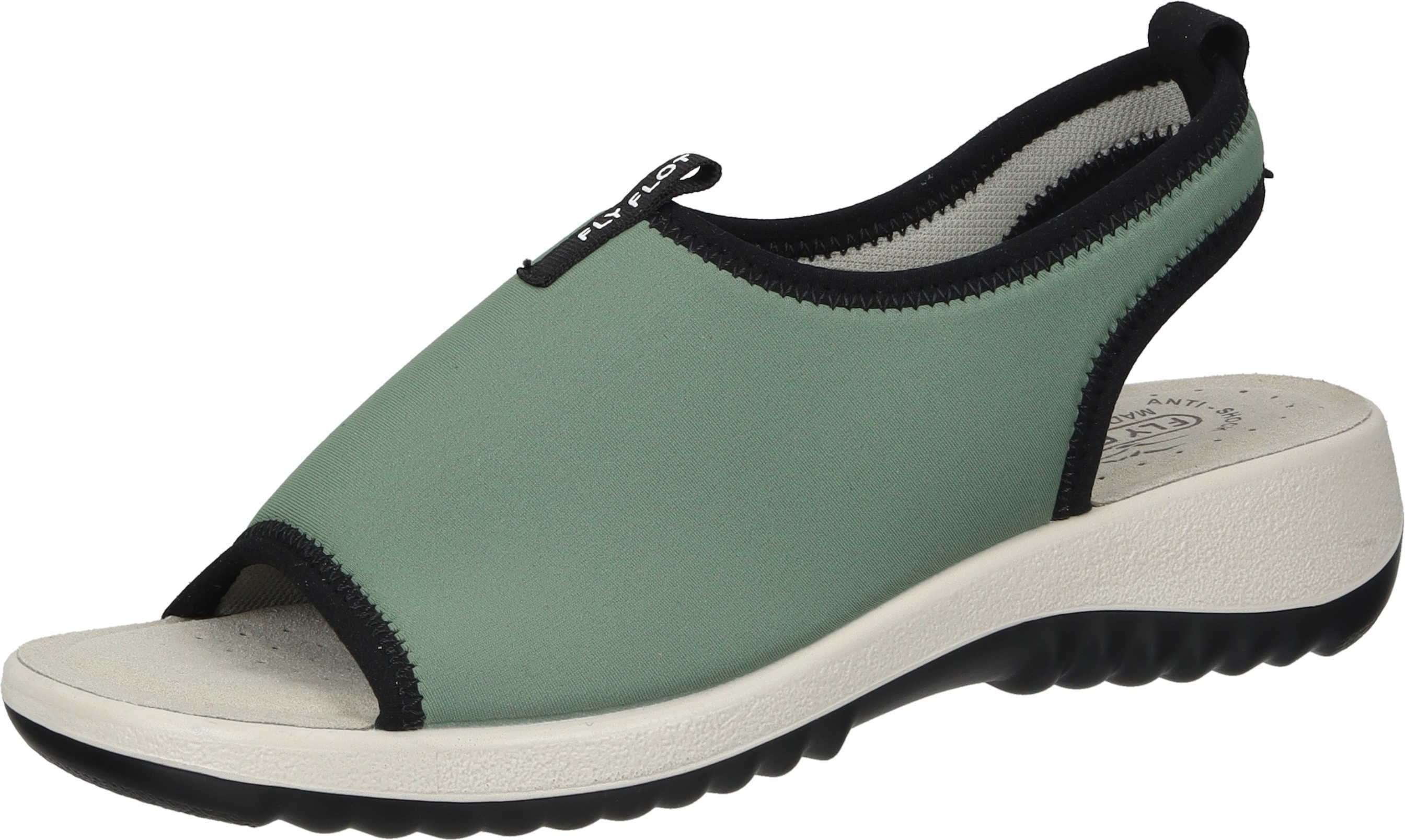 Fly Flot Sandaletten Sandalette aus Stretch Material