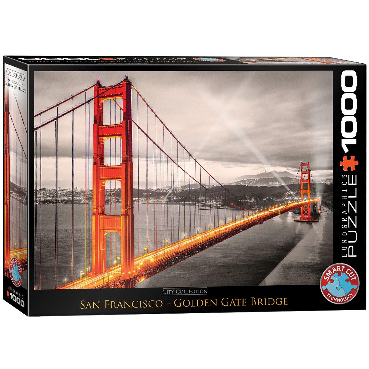 EUROGRAPHICS Puzzle Eurographics 6000-0663 - Golden Gate Brücke, Puzzle, 1.000 Teile, Puzzleteile
