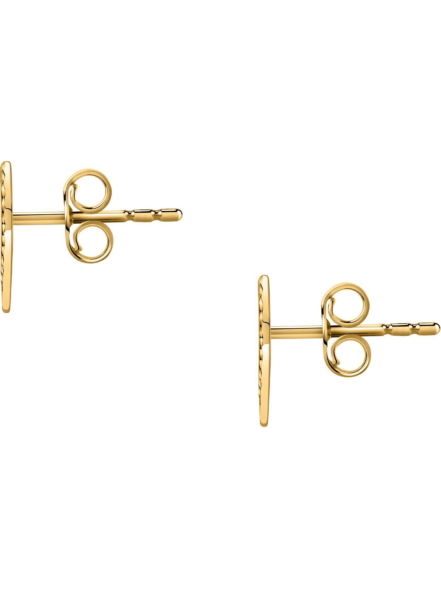 CHRIST Paar Ohrstecker CHRIST Damen-Ohrstecker 585er Gelbgold Herz günstig online kaufen
