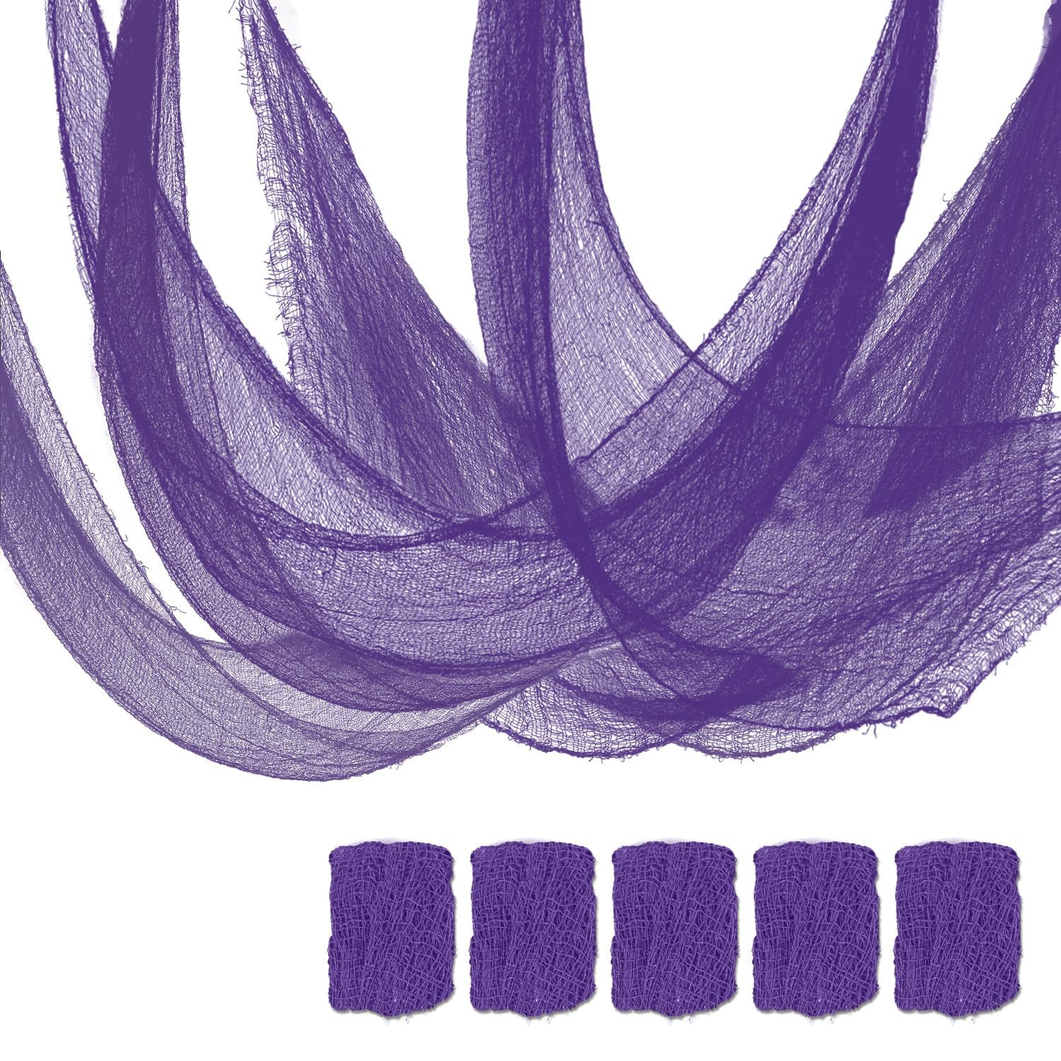 CLTYQ Dekoobjekt 5er-Set gruselige Halloween-Gaze-Stoff-Dekoration (5 St), günstig online kaufen