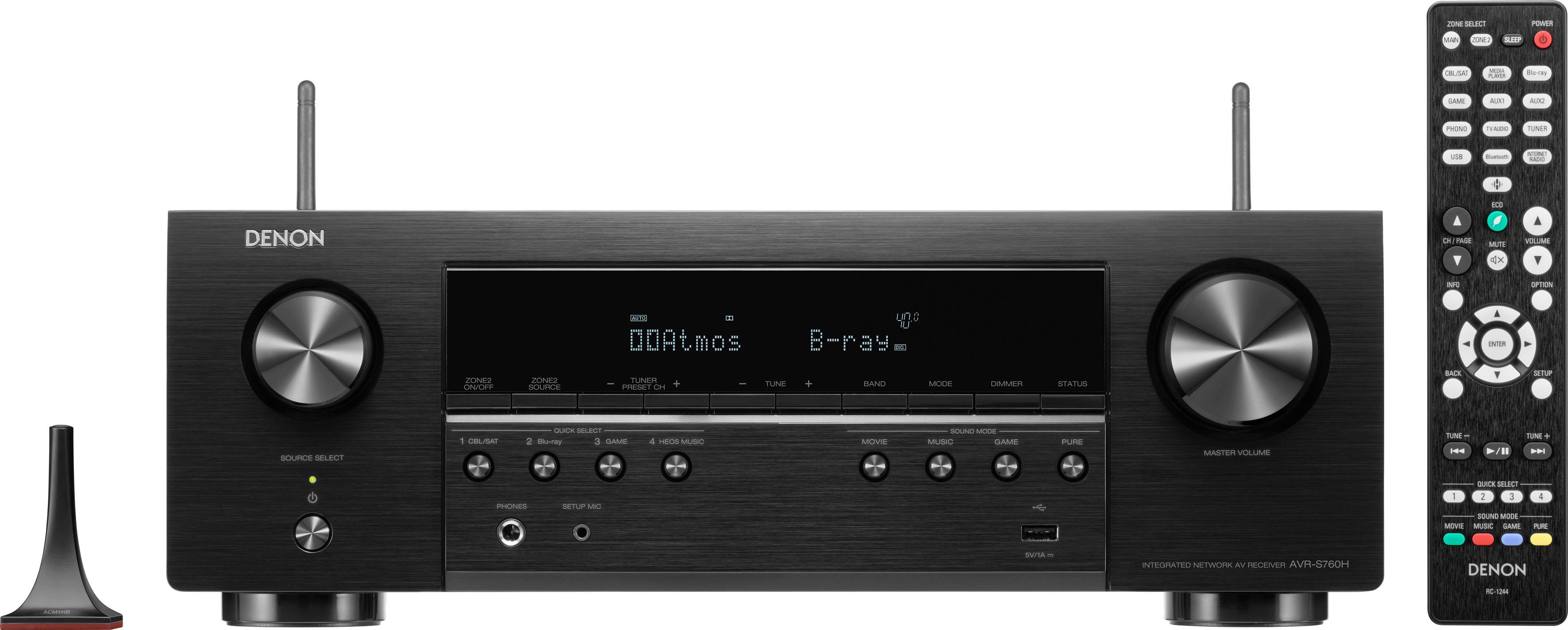 Schreibwarengeschäft Denon AVR-S760H 8K- 7.2 Heimkinosystem LAN (Bluetooth, (Ethernet), WLAN)