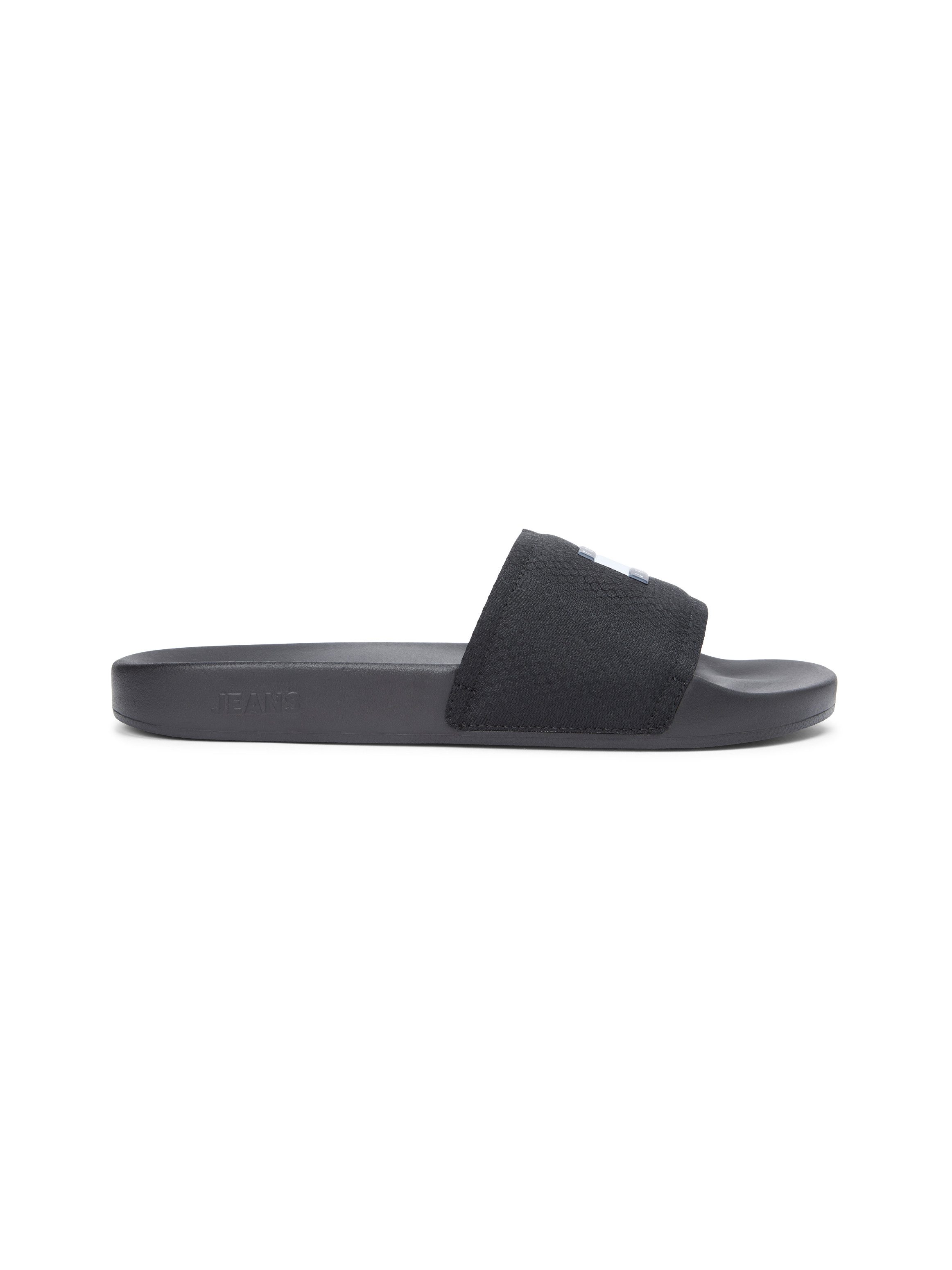 Tommy Jeans TJM POOL SLIDE Pantolette, Sommerschuh, Badeschuh, Hausschuh mit Logoschriftzug