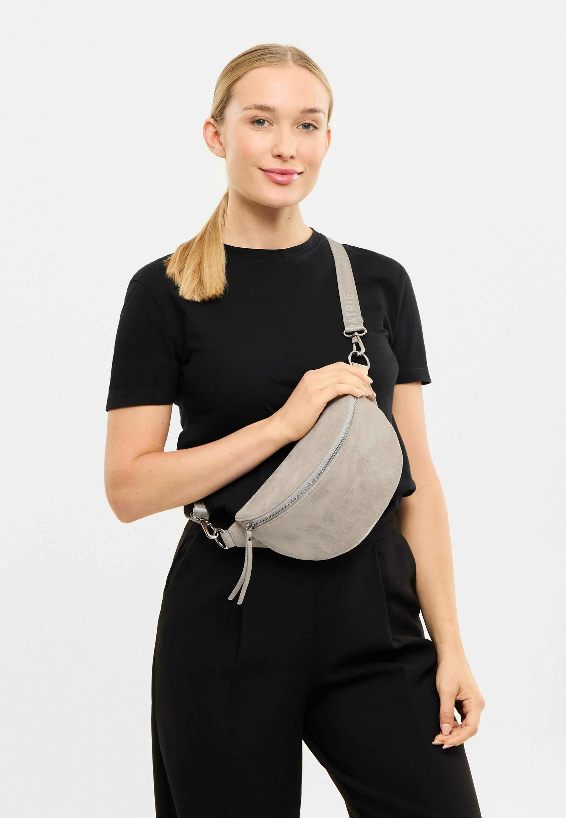 Expatrié Gürteltasche Alice Small Suede (1-tlg), Bauchtasche in samtweicher Optik – Bild 2 von 5