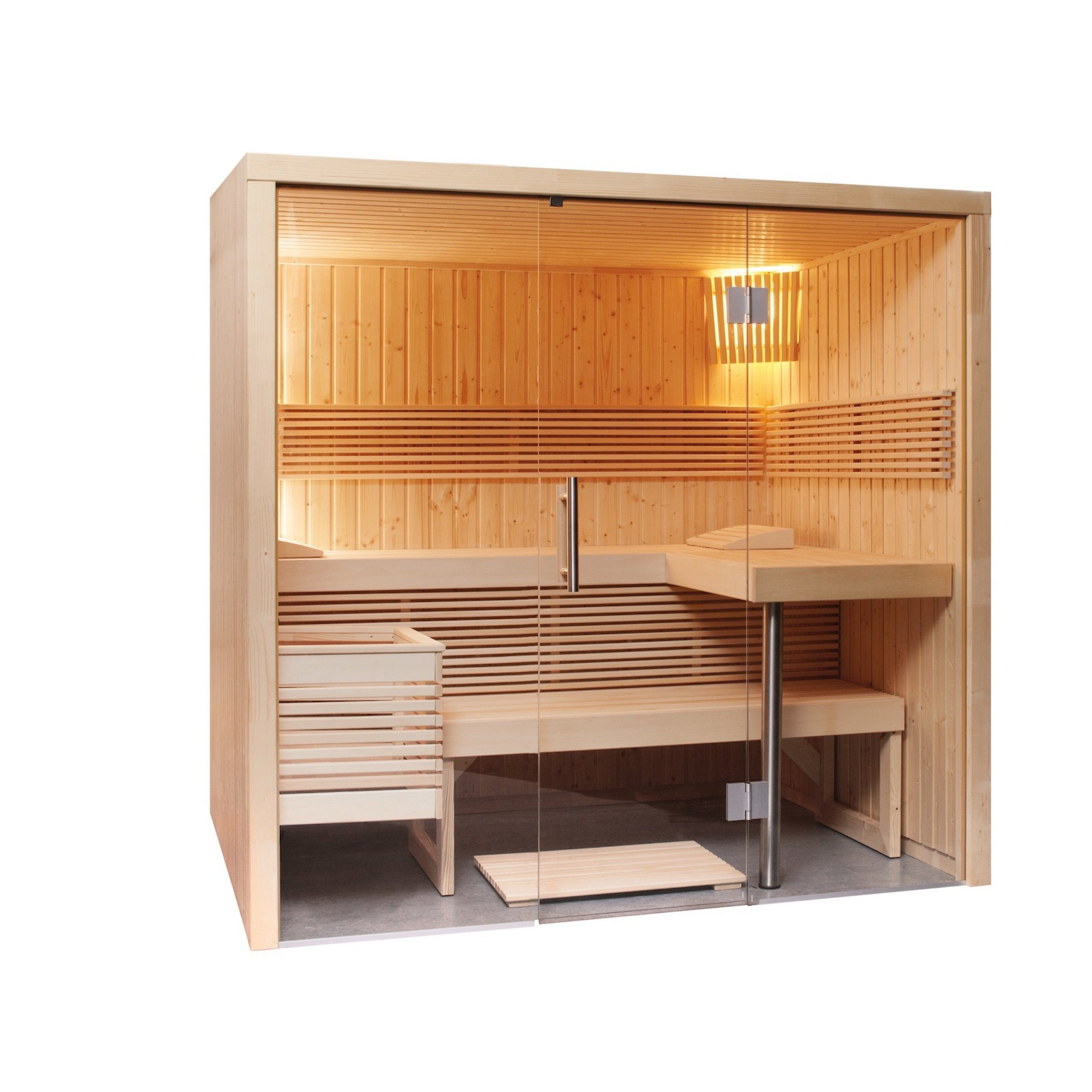 HARVIA Sauna Harvia Panorama Small Elementsauna aus Fichte Saunakabine ca.