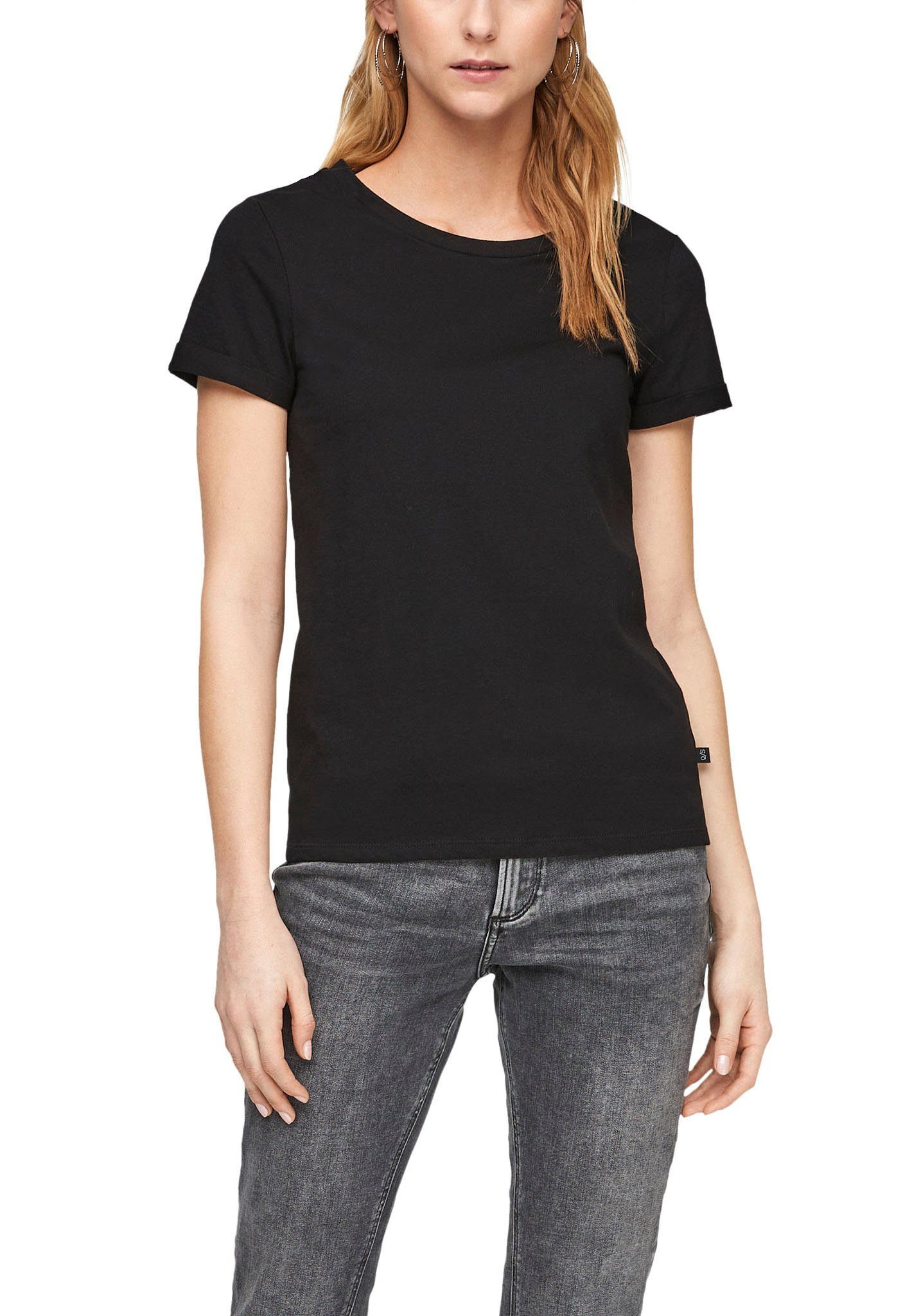 QS T-Shirt im lässigen Basic Look