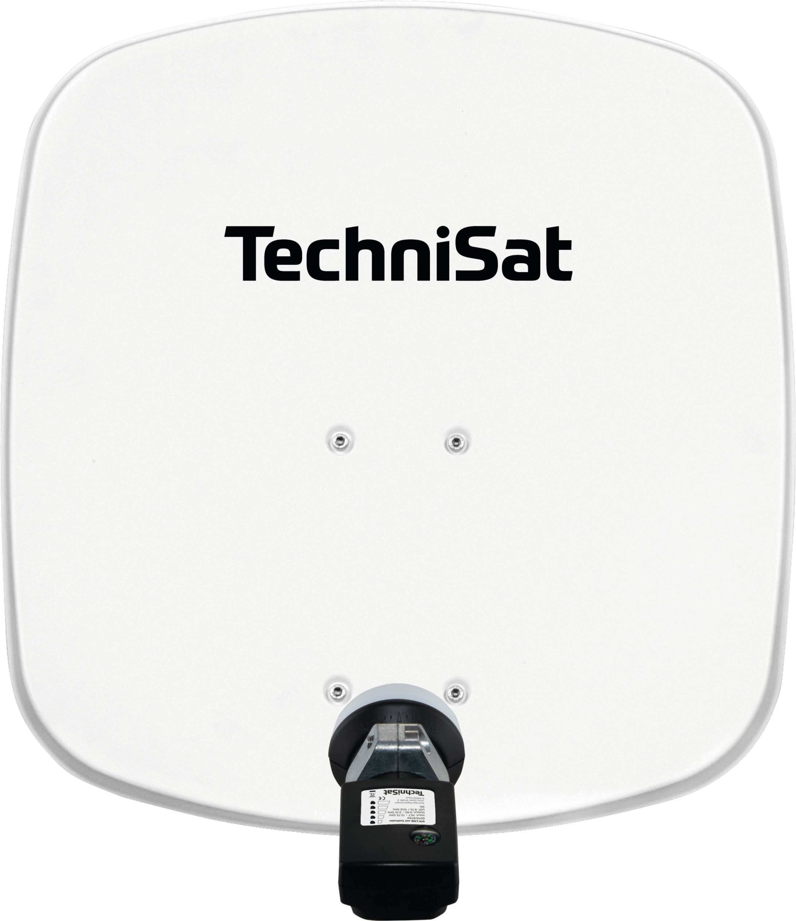 TechniSat DIGIDISH 45 mit Satfinder V/H-LNB Sat-Spiegel (45 cm, Aluminium, LNB mit Satfinder)