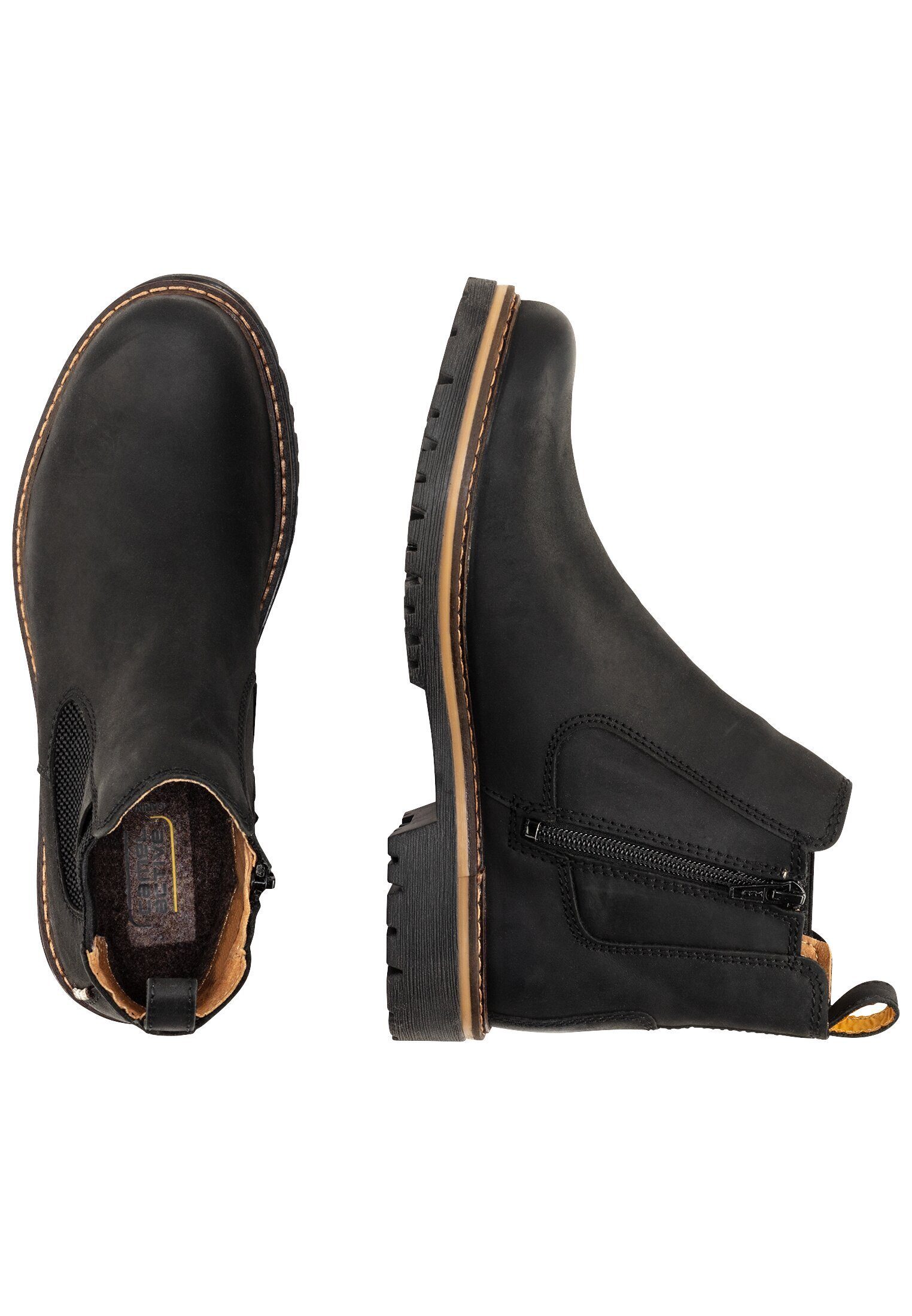 camel active mit warmem Wollfutter Stiefelette