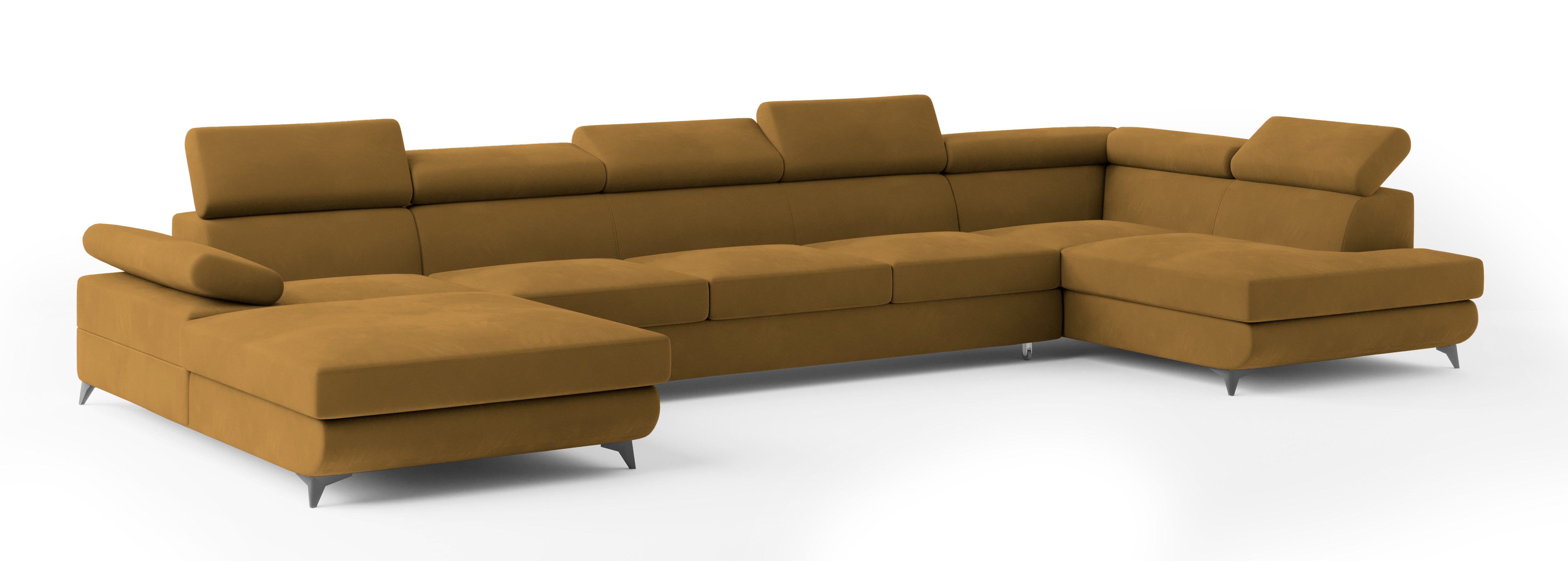 Masseno Ecksofa MONTIVA mit Schlaffunktion U-Form, günstig online kaufen