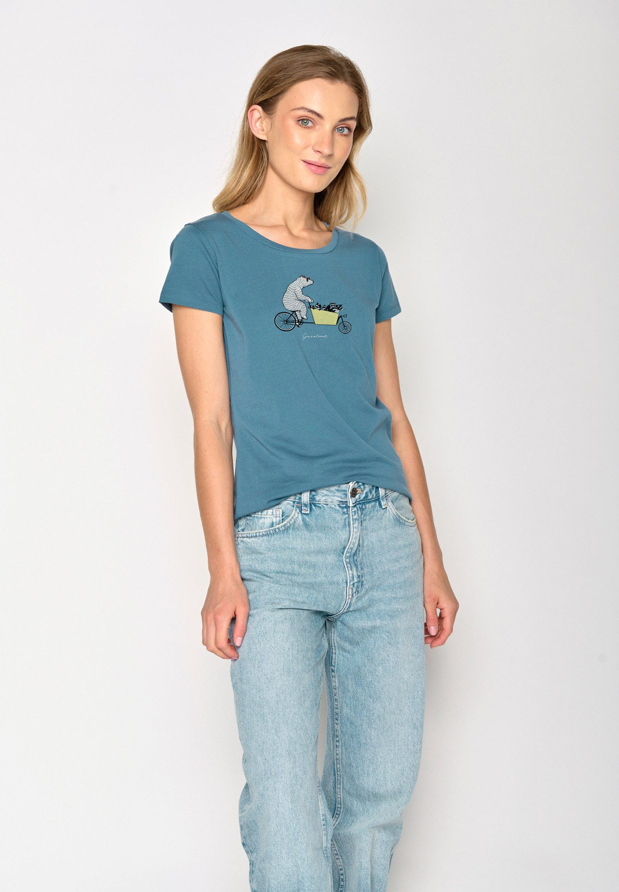 GreenBomb T-Shirt Bike Cargo Raccoon günstig online kaufen