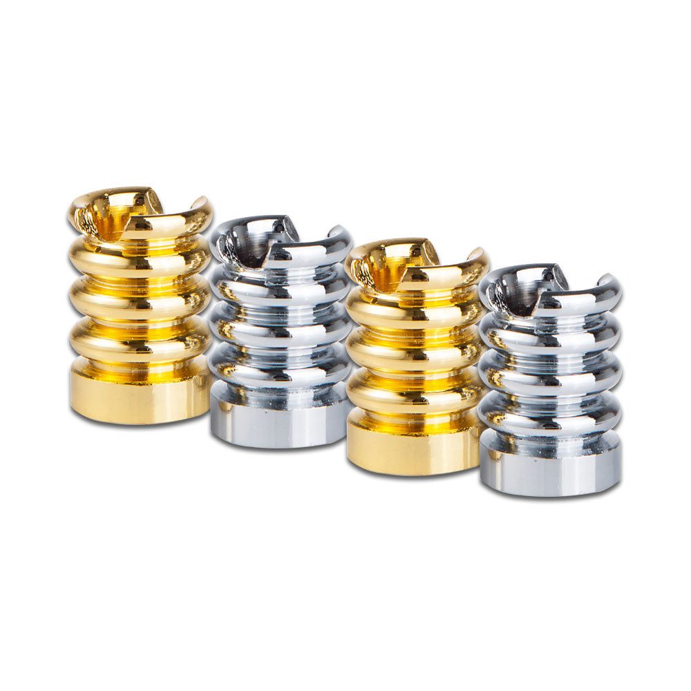 Coumo Aschenbecher 4x Gluttöter Glutkiller Industrial Silber Gold Zigaretten Aschenbecher