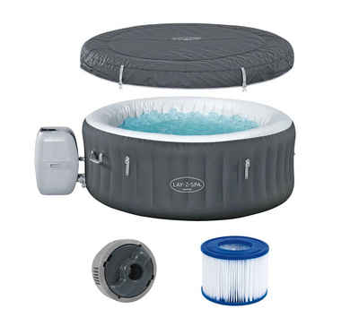 Bestway Whirlpool AirJet 180x66cm 4 Personen Pool App Steuerung, Getränkehalter, Stromspar-Abschaltautomatik, Tastensperre