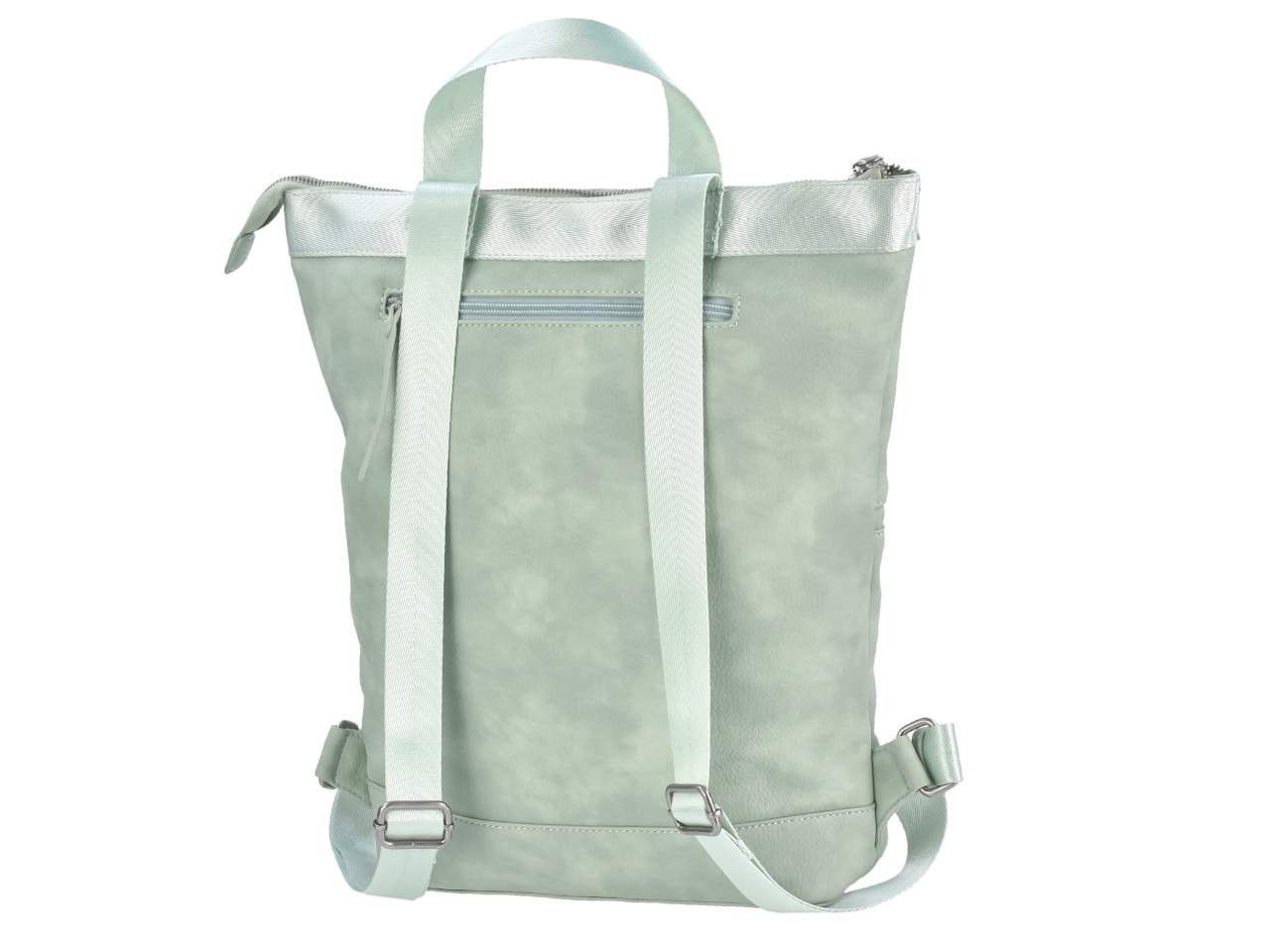 Daypack Tagesrucksack, Freizeitrucksack 35x38cm mint mit Mad'l Dasch, HANNI Greenburry Notebookfach, Damenrucksack