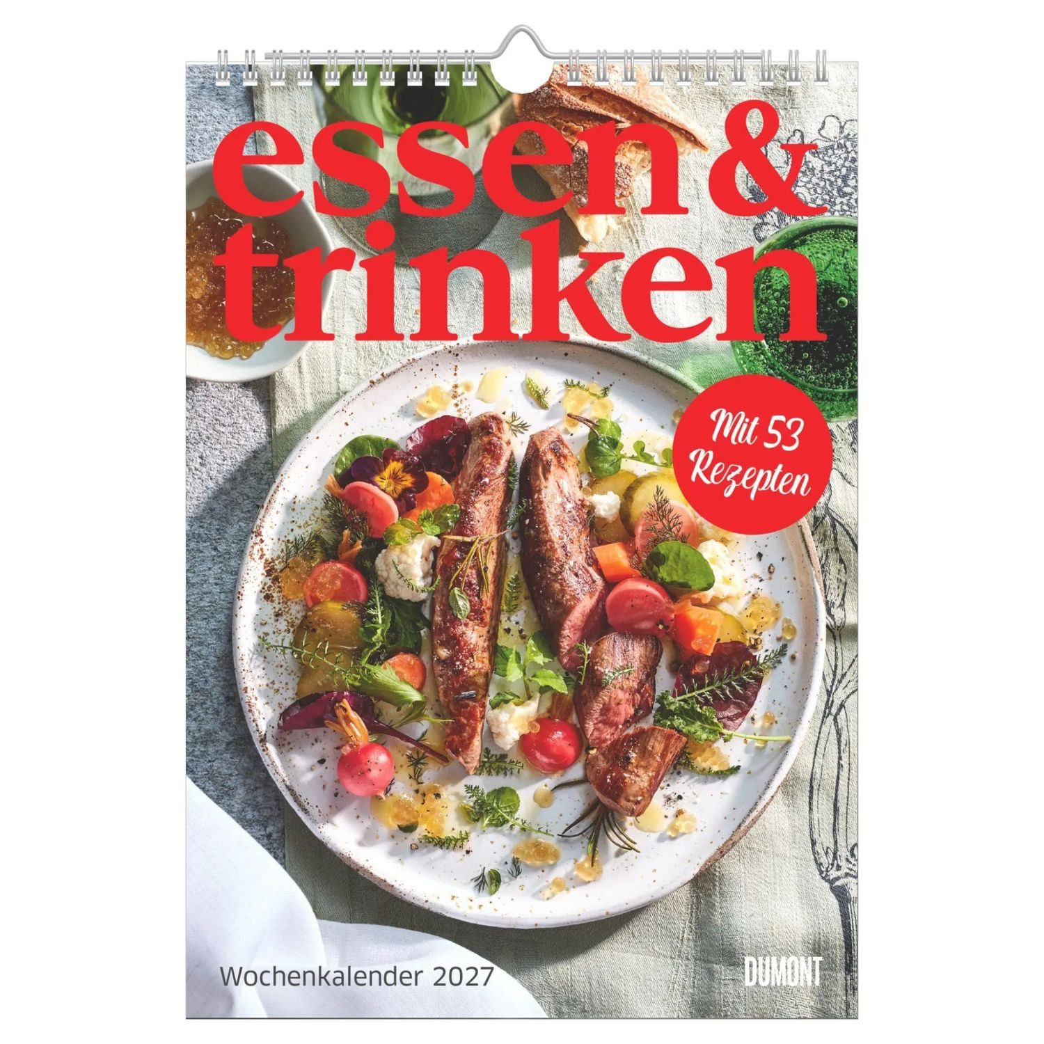 DUMONT Wandkalender essen & trinken 2027