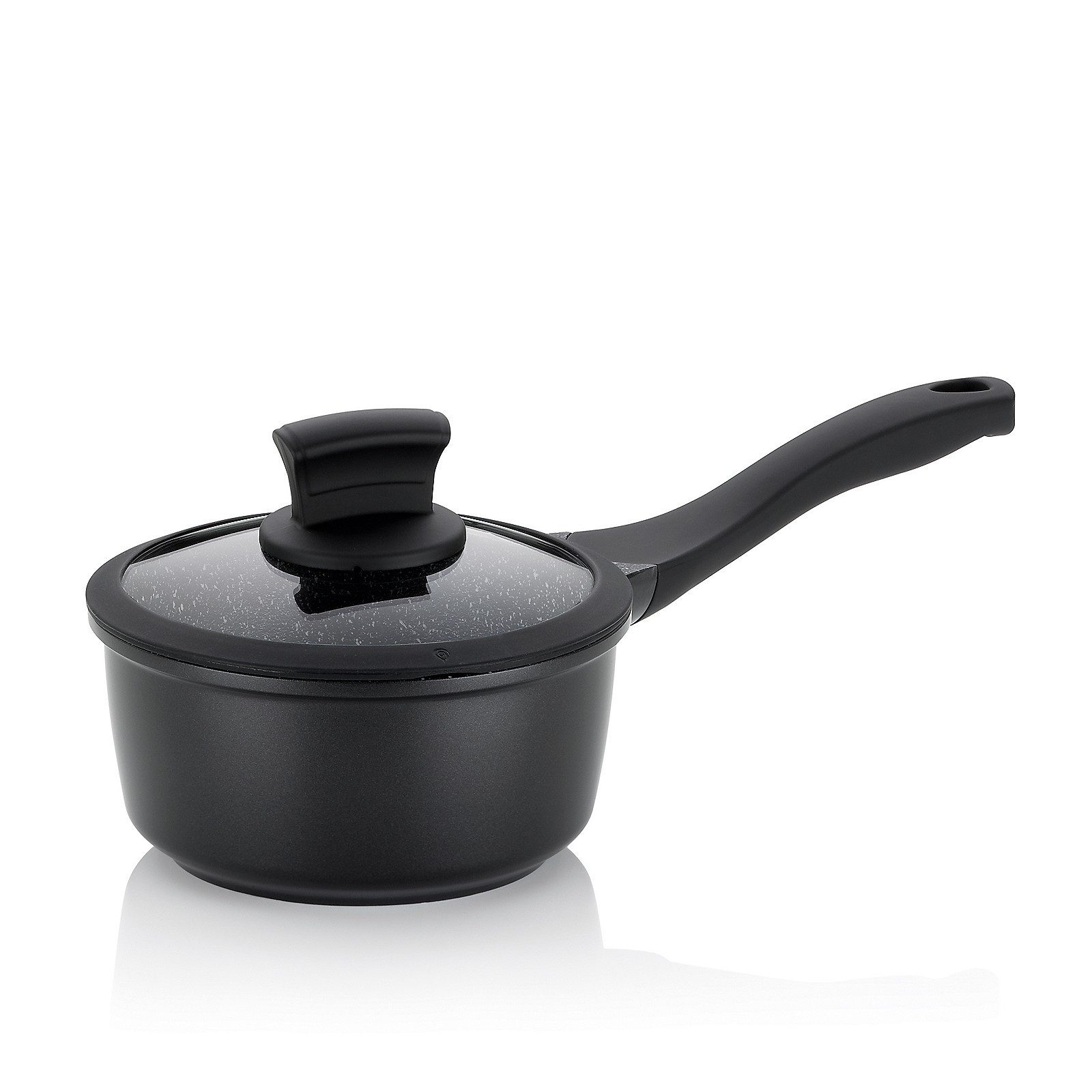 kela Kasserolle Stella Nova, Allherdboden, backofenfest bis 180°C, Glasdeckel, antihaftbeschichtet