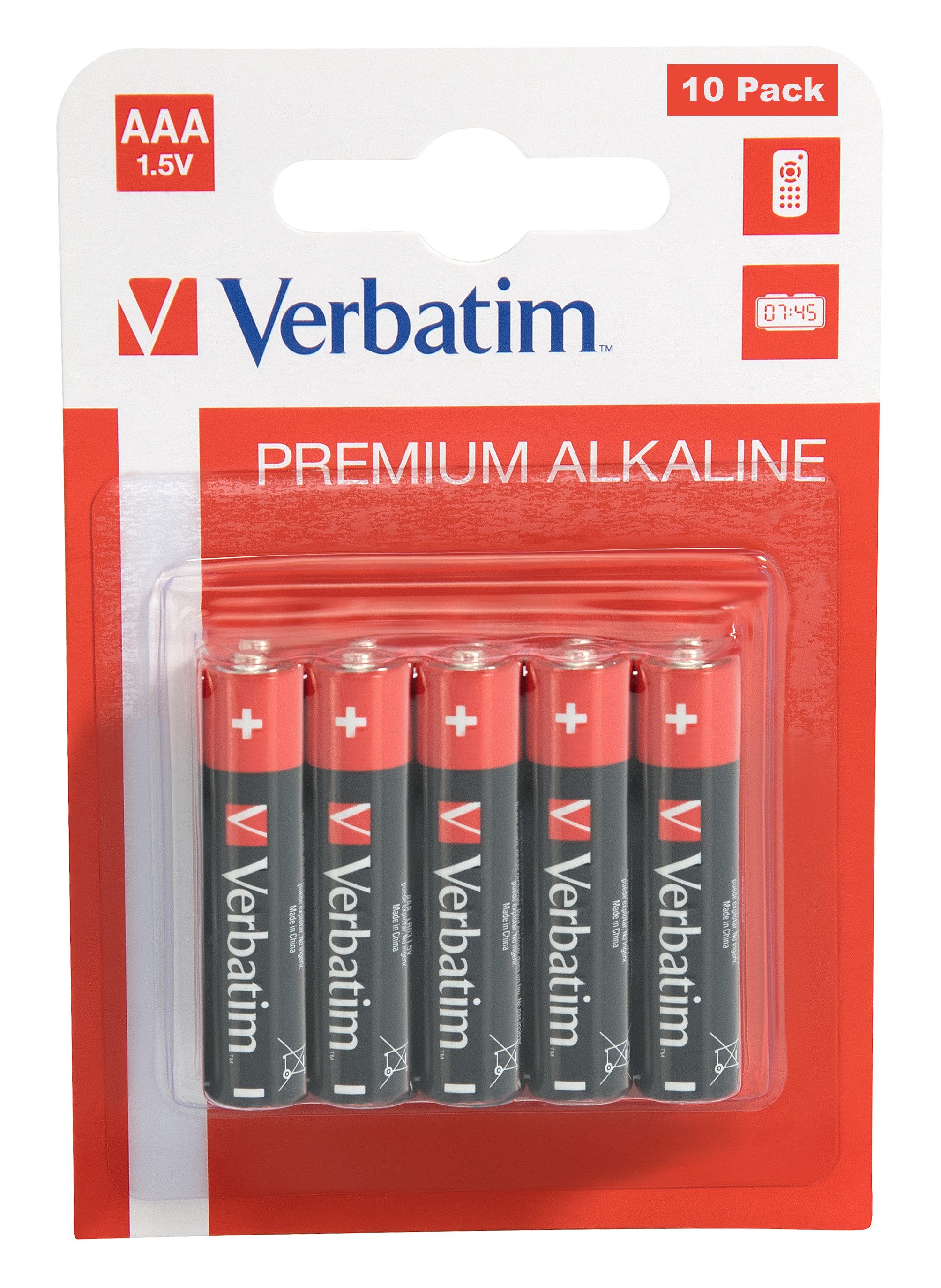 Verbatim 49874 1x10 Alkaline Batterie Micro AAA LR 03 Akku