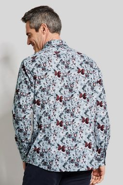 bugatti Langarmhemd mit floralem Print