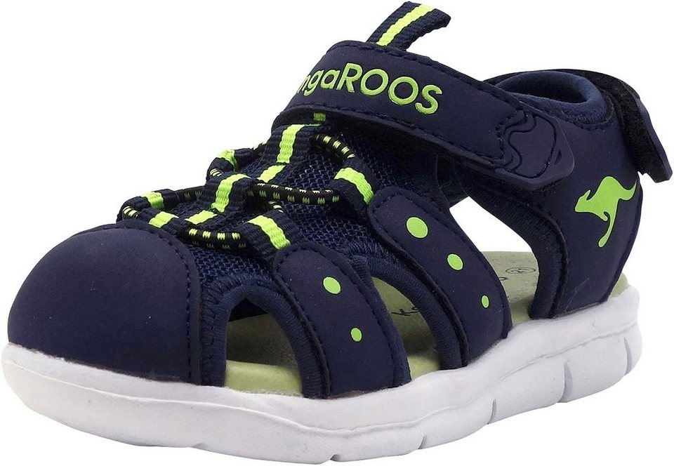 KangaROOS K-Mini Sandale mit Klettverschluss, Passgerechte Kinderschuhe  dank ergonomischem und zertifiziertem Weitenmaßsystem