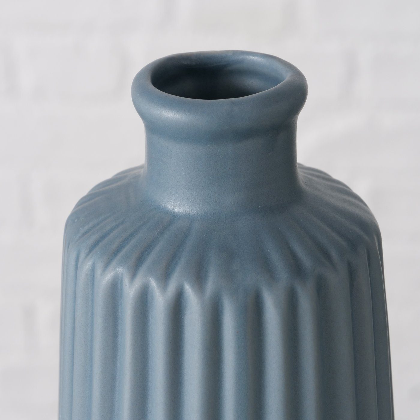 BOLTZE Tischvase Boltze, Vase Esko blau 2er-Set