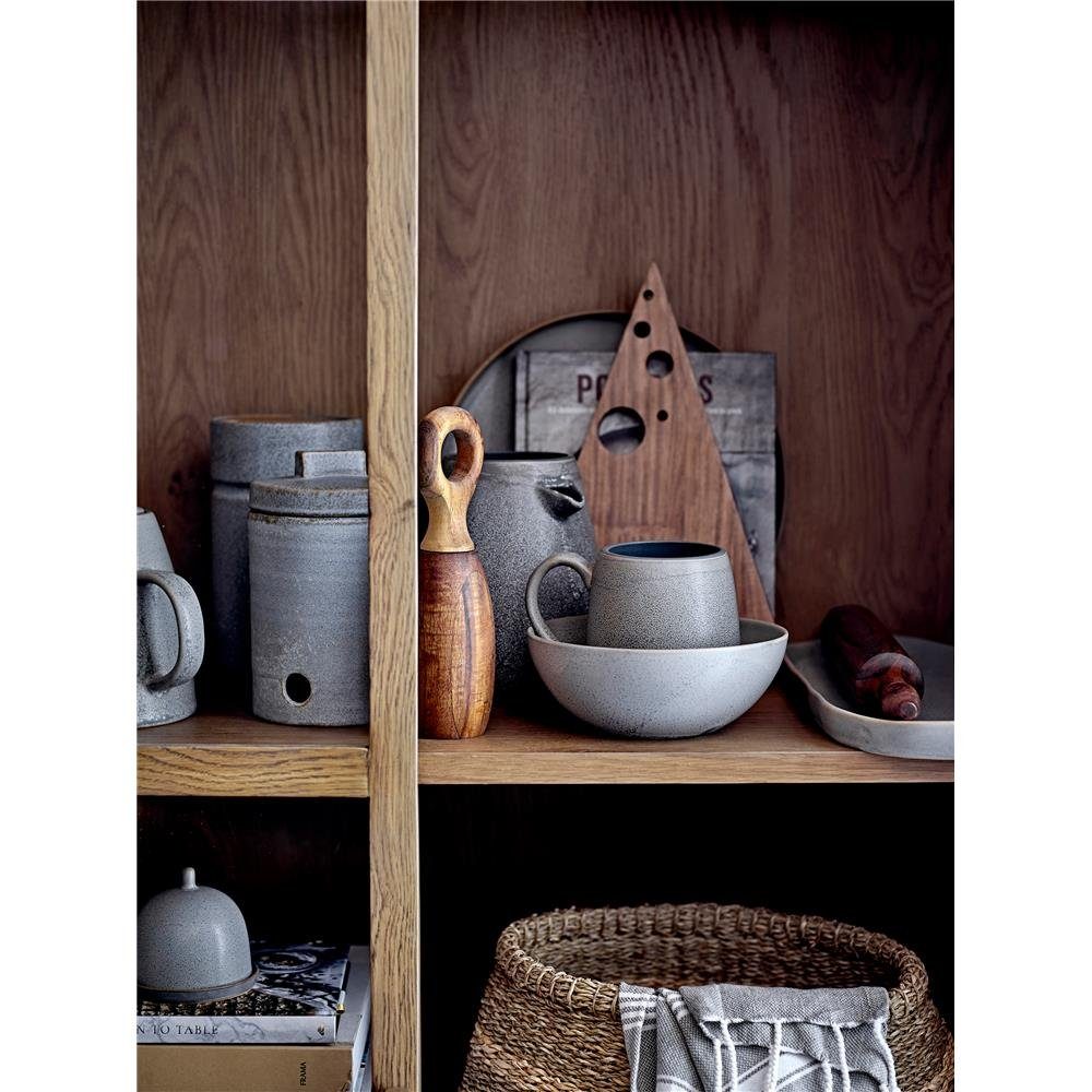 Essteller groß grau dänisches cm, Design 27,5 Speiseteller Look Kendra Bloomingville Keramik Wabi-Sabi nordisches