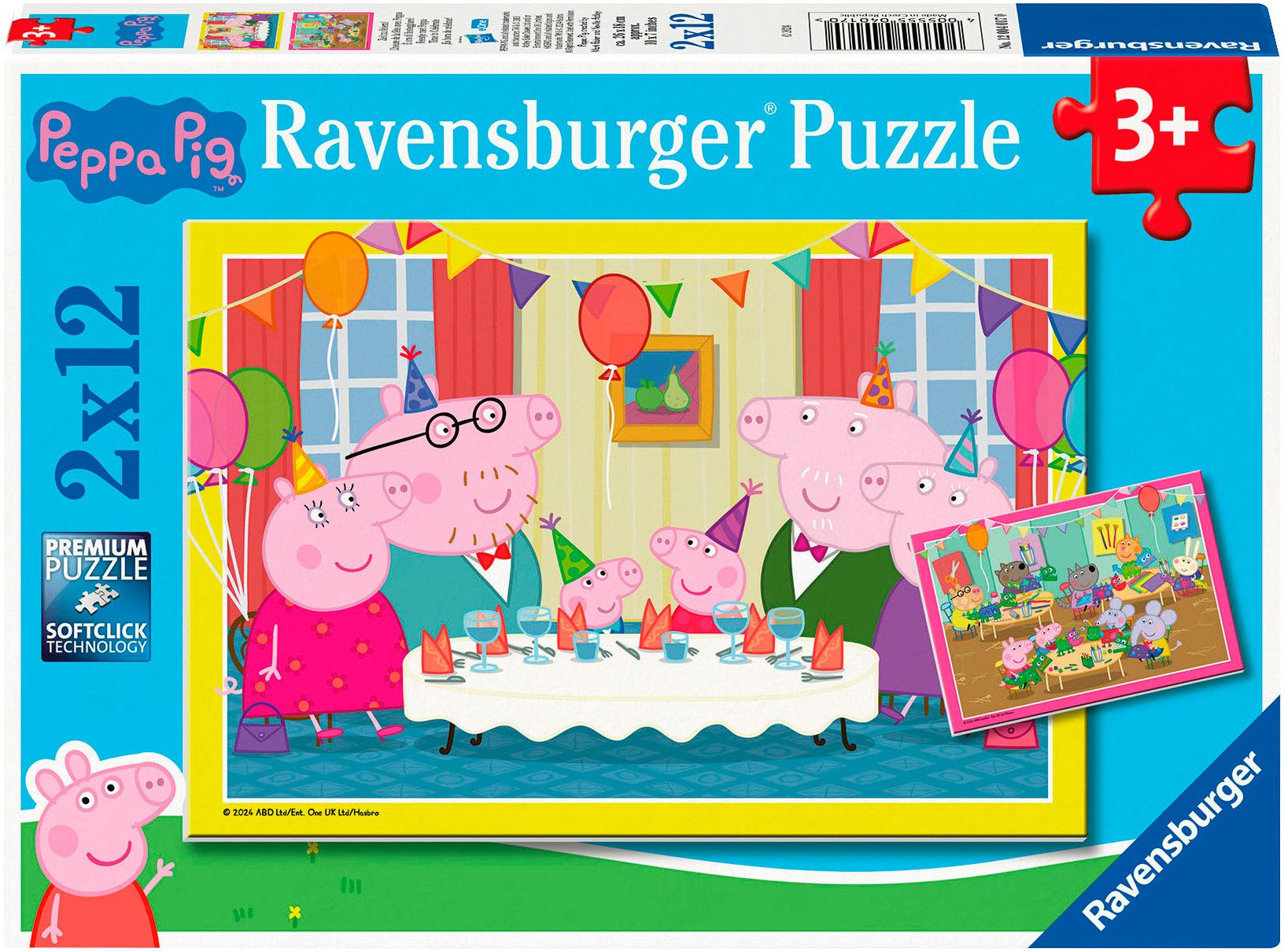 Ravensburger Puzzle Zeit zu feiern!, 24 Puzzleteile, 2x12 Teile, Made in Eu günstig online kaufen