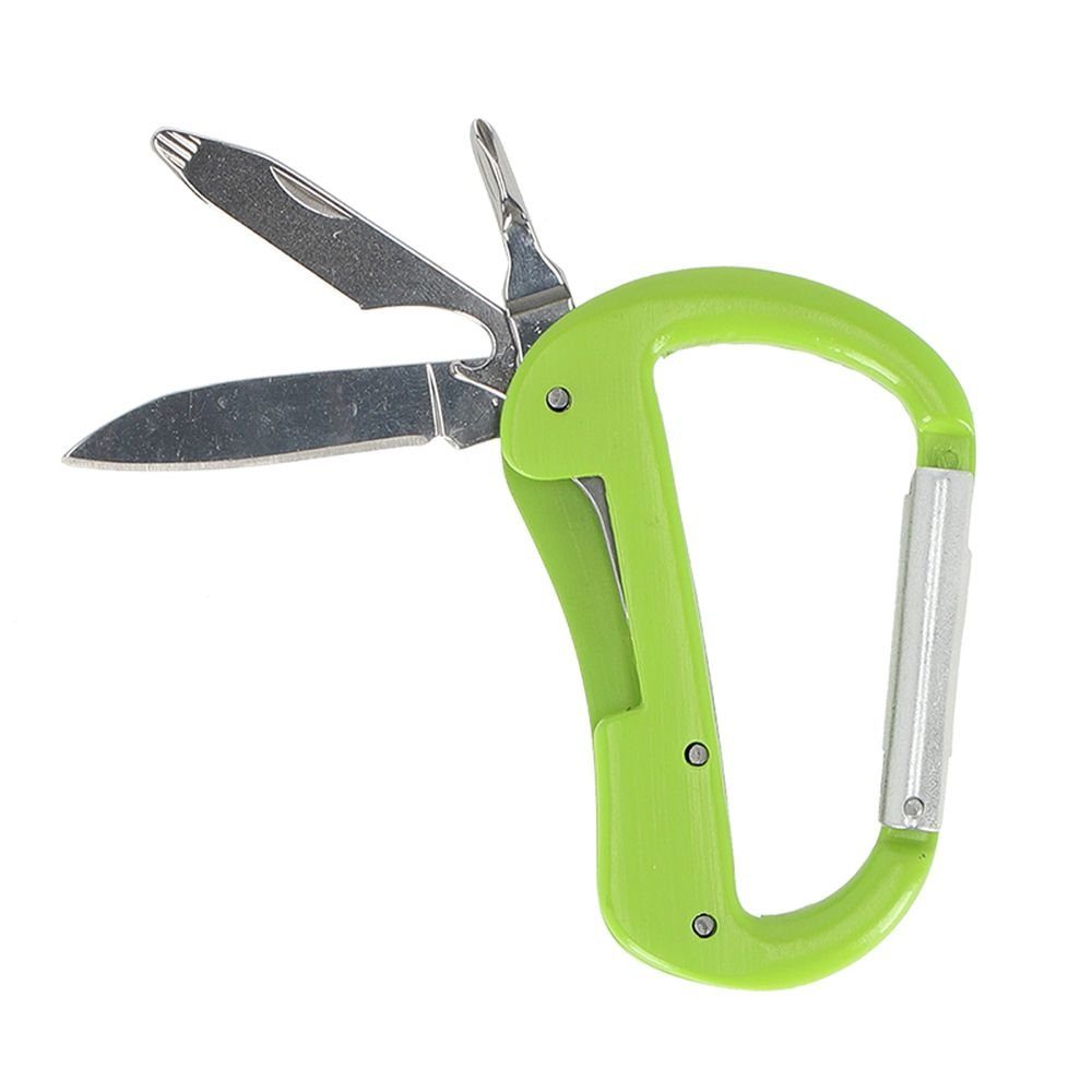 Rivanto Multitool, (1 St), Pfadfinder Multi-Tool mit Karabinerhaken