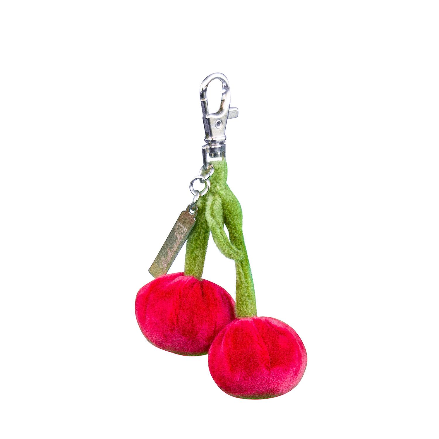 Bukowski Kuscheltier Schlüsselanhänger Kirsche rot 10 cm Plüschanhänger