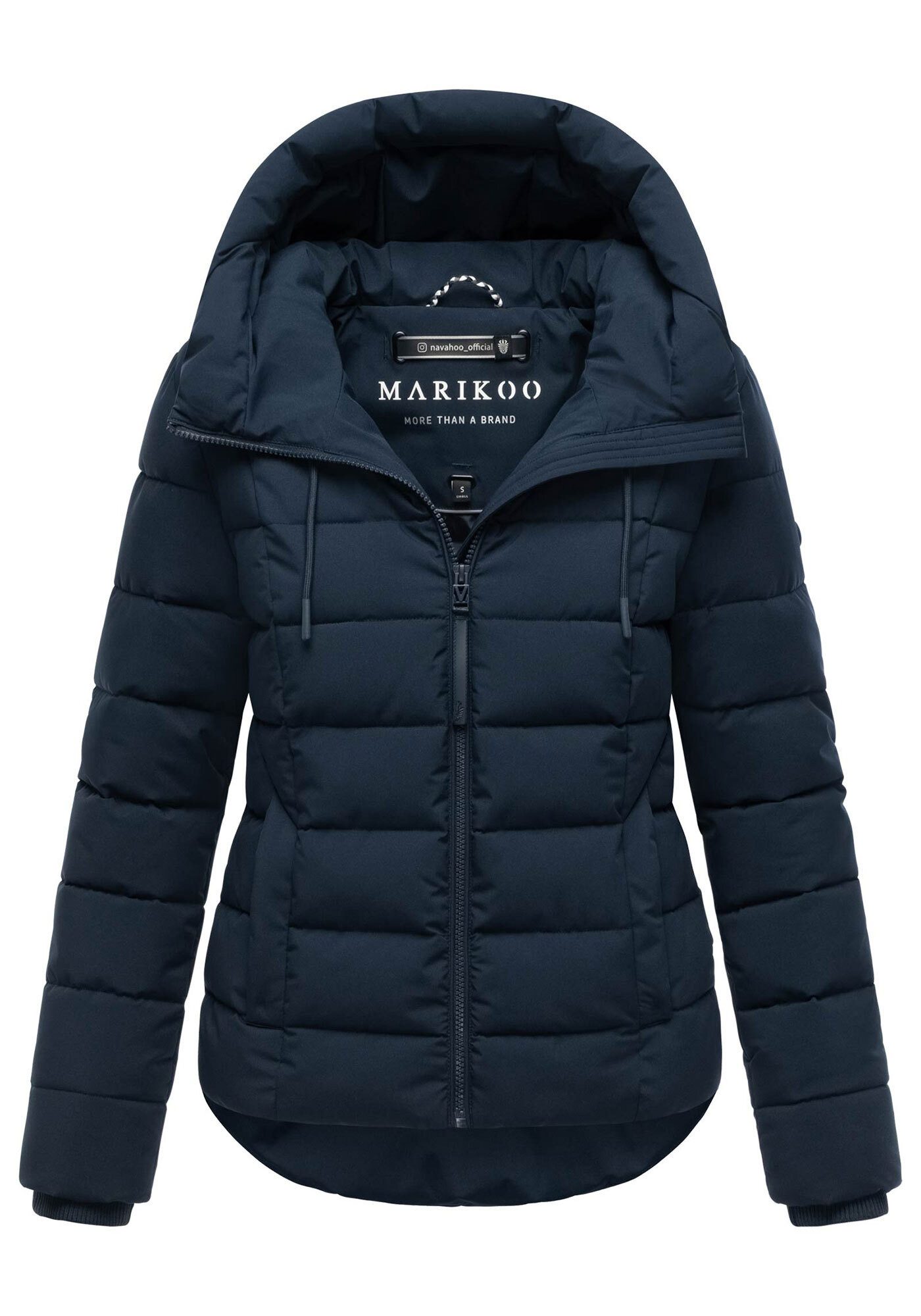 Marikoo Winterjacke Tayenaa mit schmaler Steppung und extra hohem Kragen – Bild 5 von 5