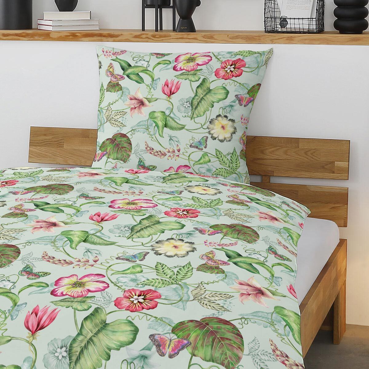 TRAUMSCHLAF Bettwäsche Belli Fiori, Mako Satin, günstig online kaufen