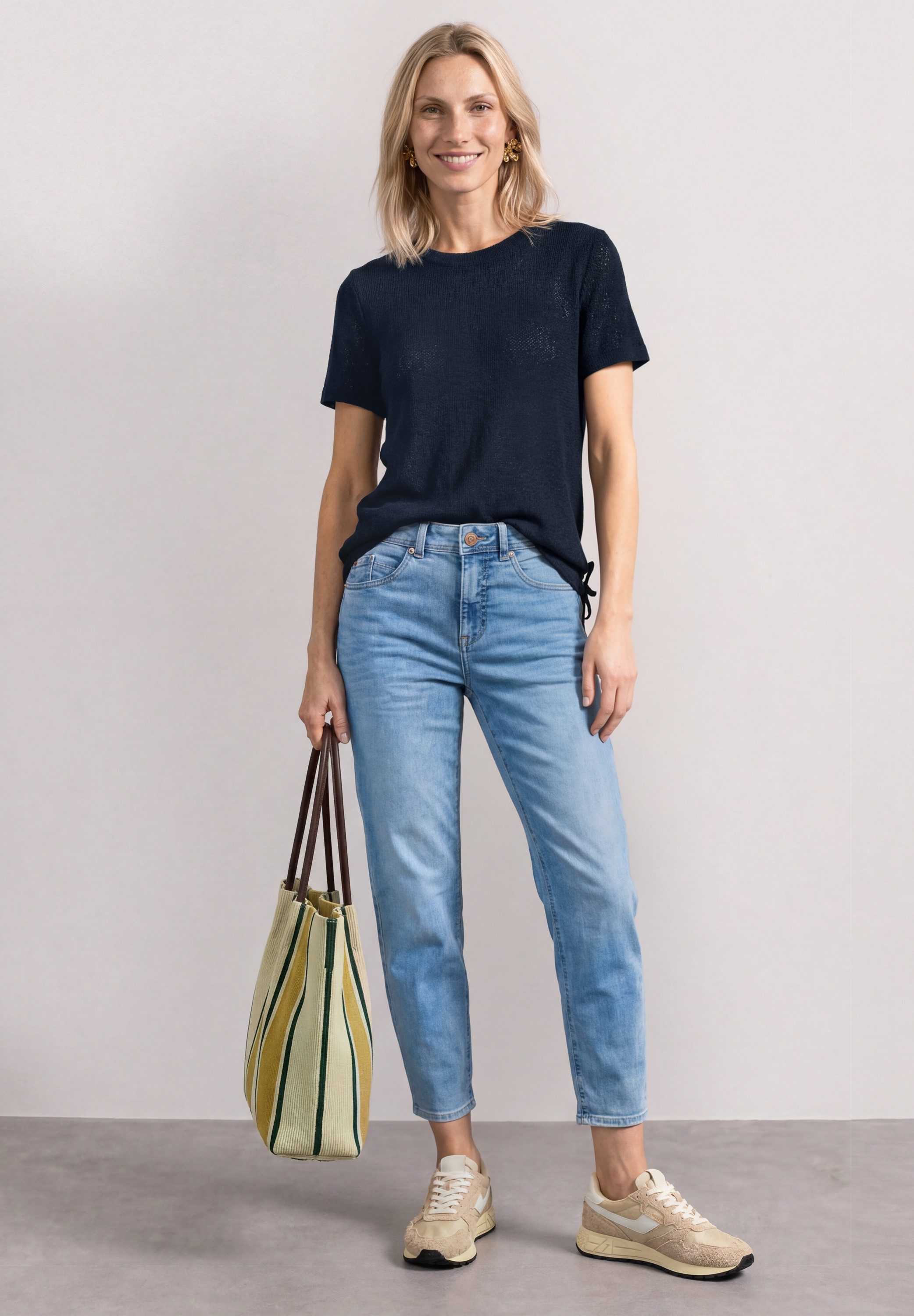 STREET ONE T-Shirt mit Rundhalsausschnitt – Bild 3 von 5